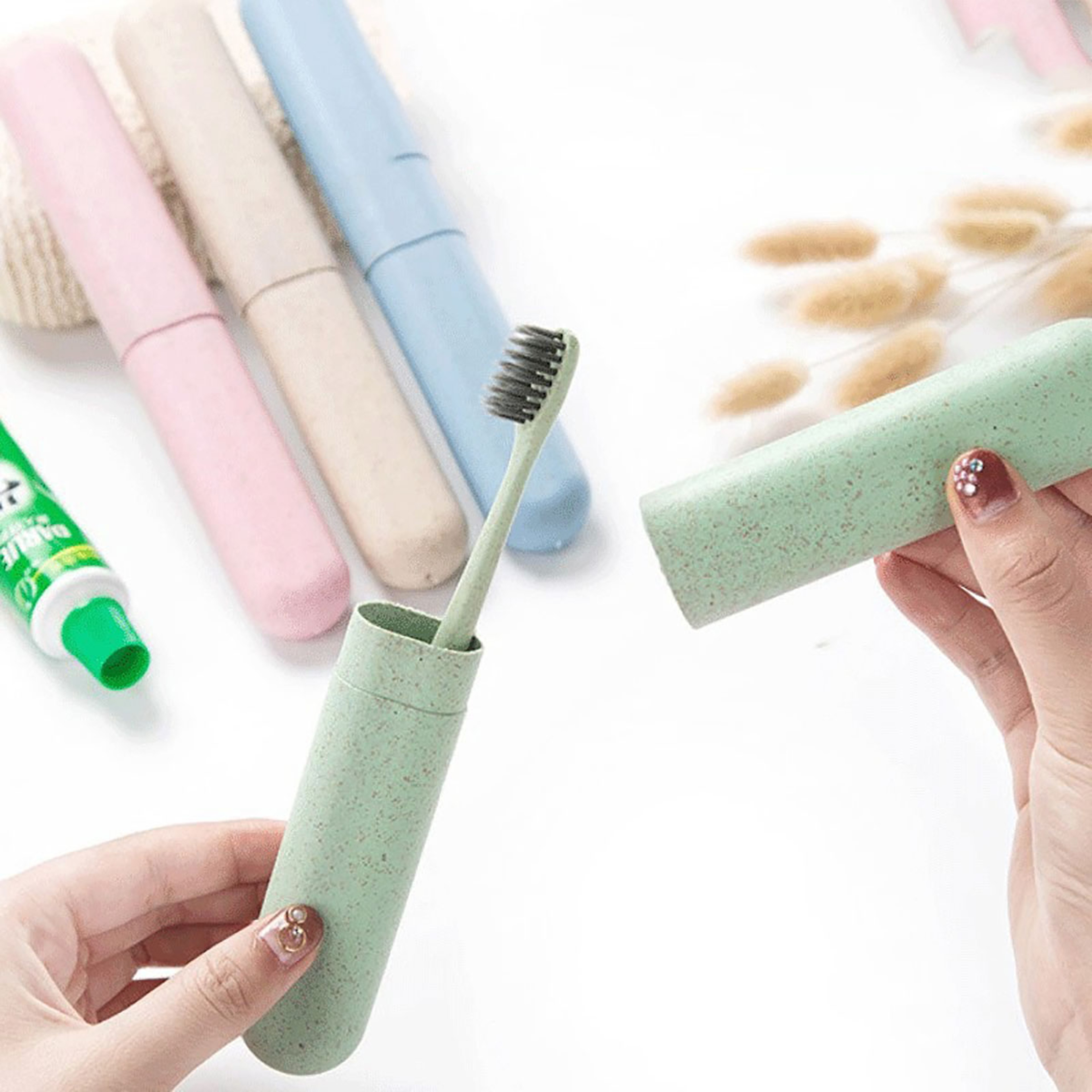 Portable Toothbrush Protector Travel Toothbrush Tube Cover Health Toothbrush Storage Box 3