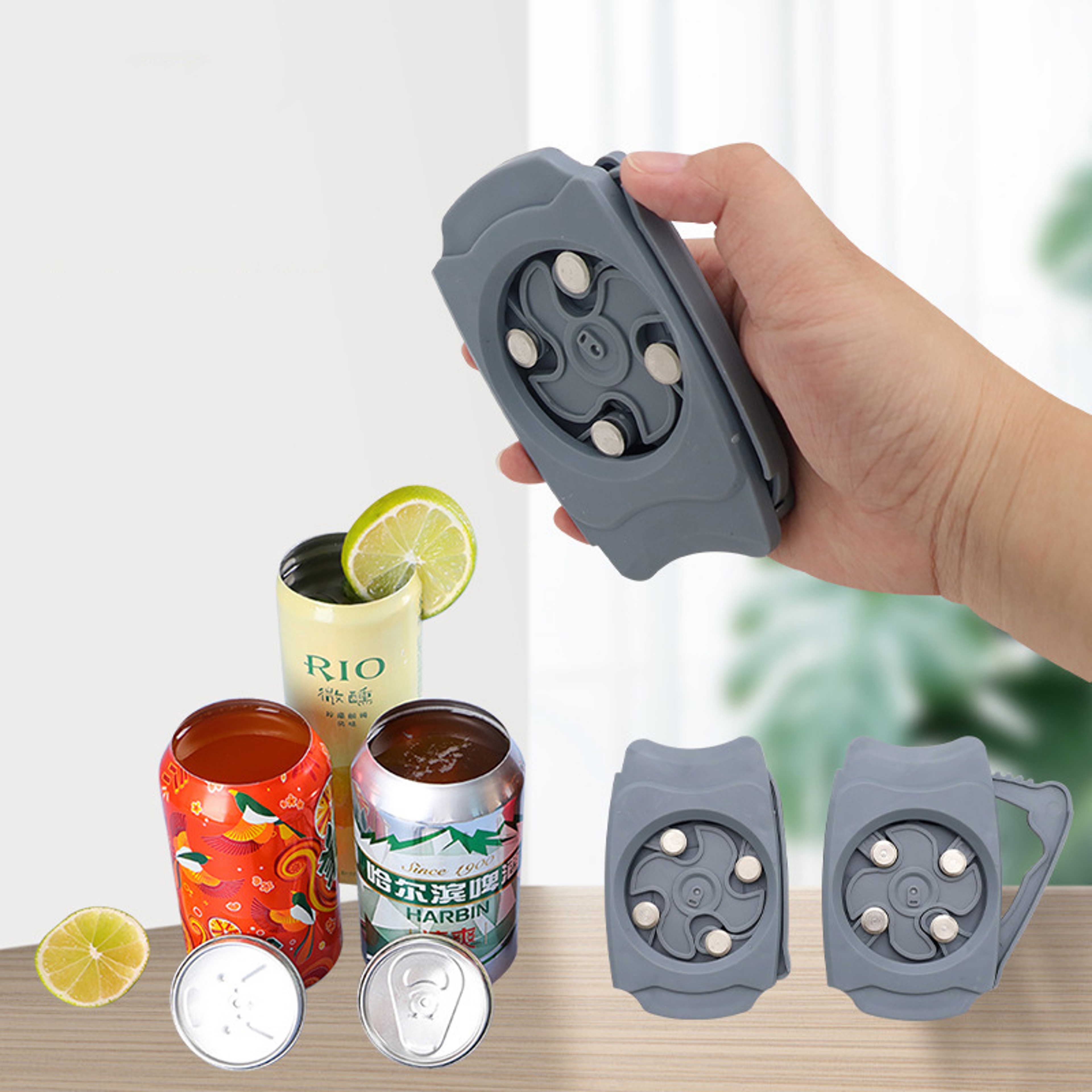 Quick Can Cap Cutter Multifunctional Beer Opener Portable Household Gadgets For Party Bars 1