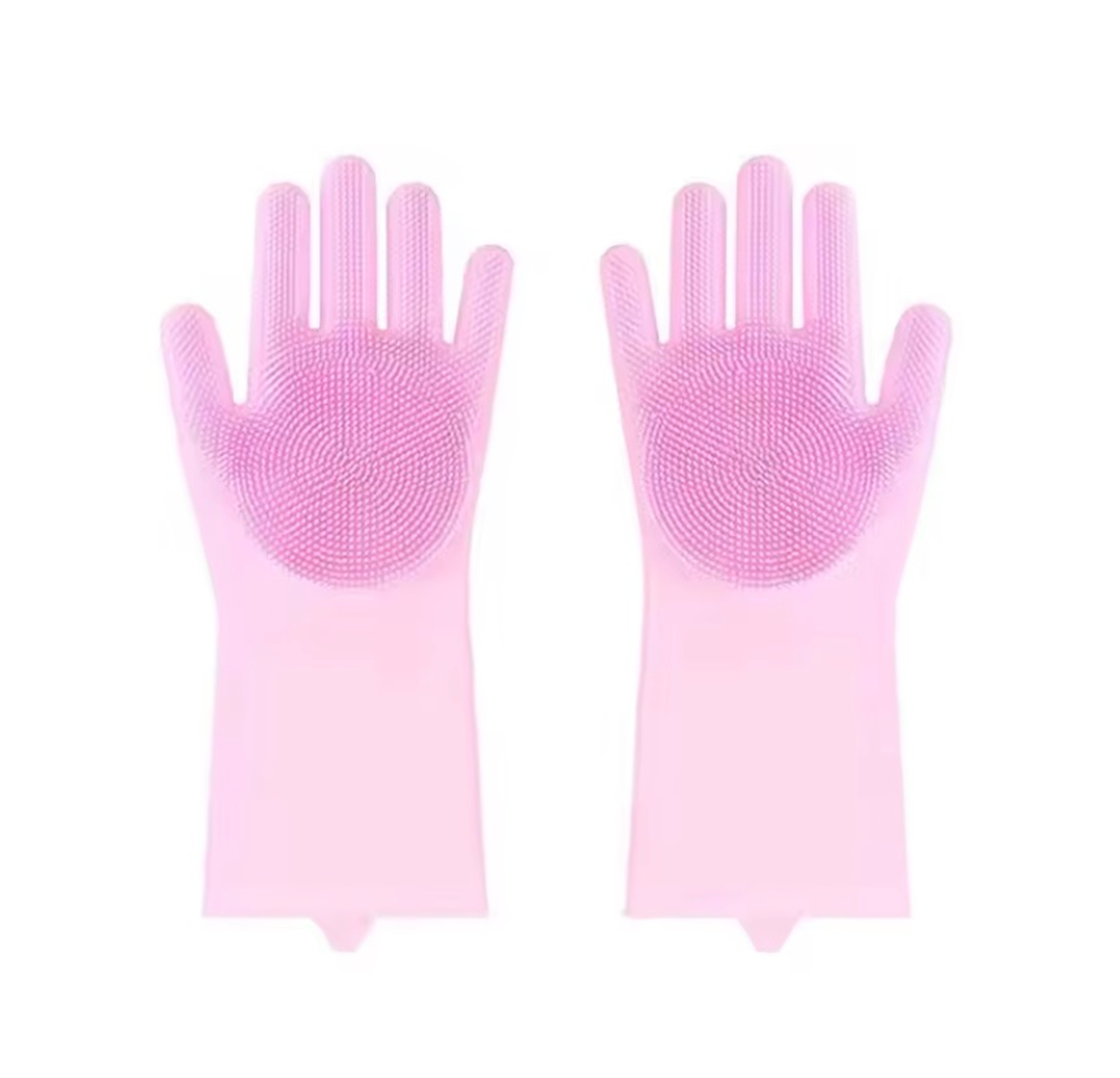 Magic Silicone Rubber Dishwashing Gloves Household Sponge Scrubber Kitchen Cleaning Tools Dish Wash 6