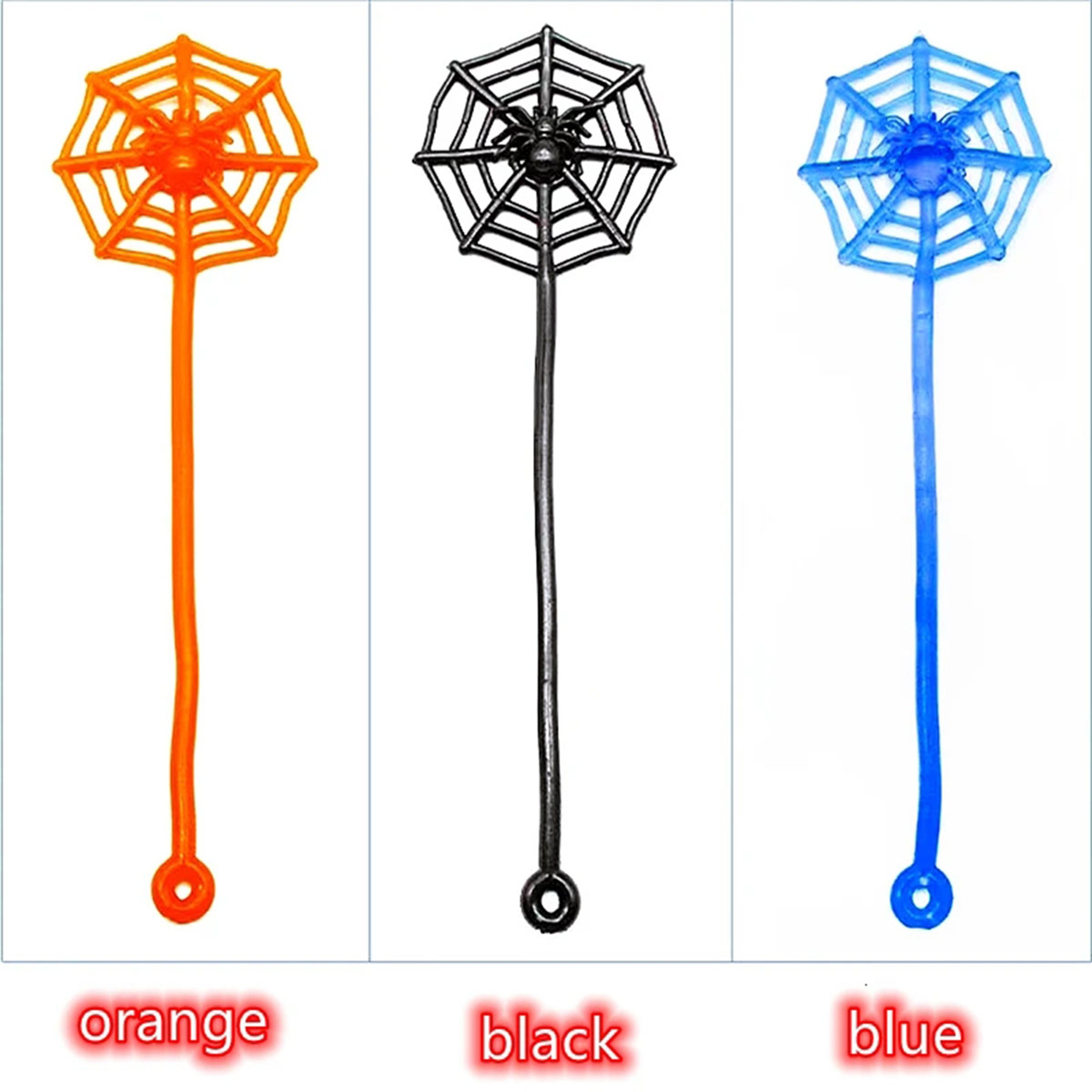 Mini Sticky Spider Web Toy Gift For Kids Birthday Party Pinata Filler Halloween Carnival Supplies 3