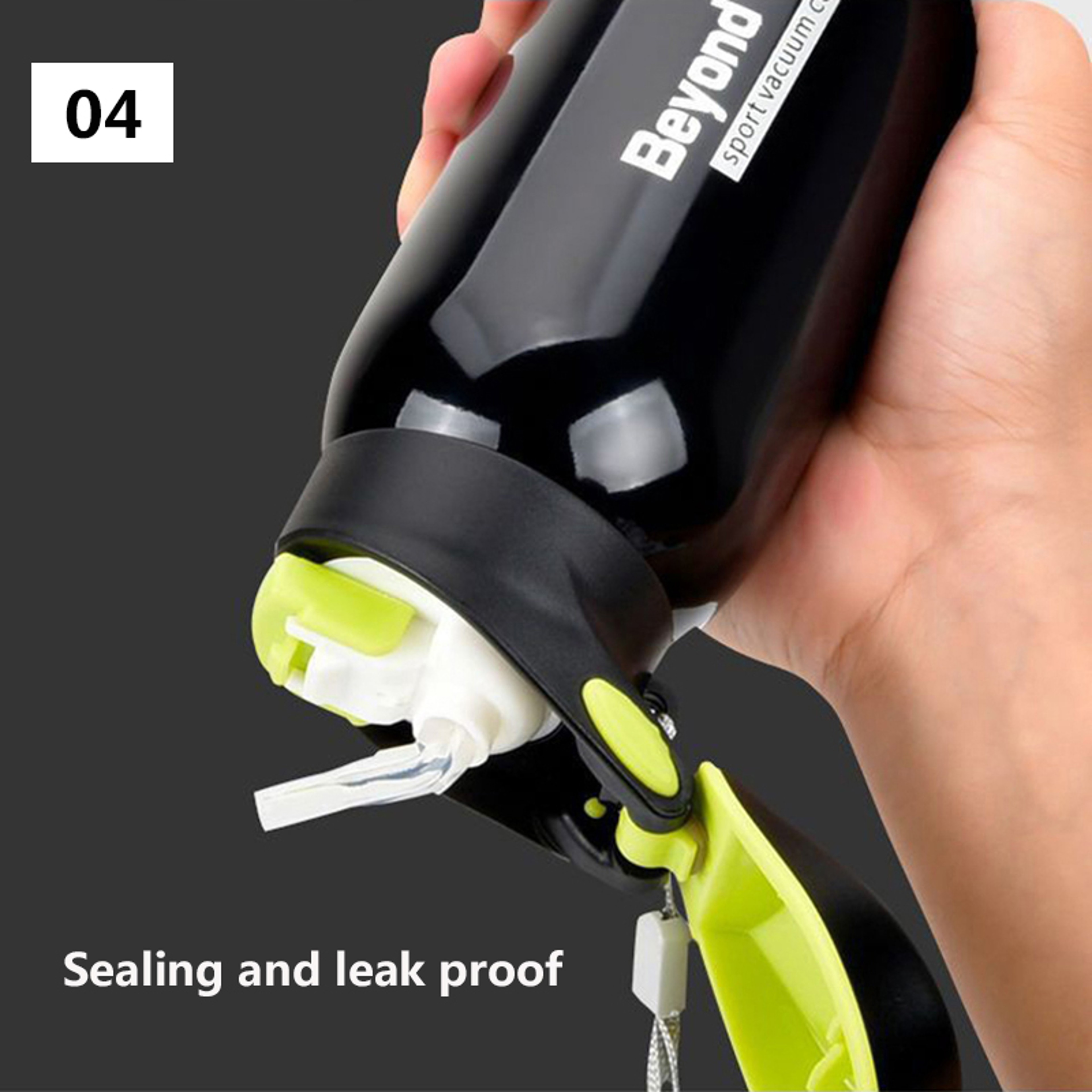 Outdoor Sport Cycling Water Bottle Vacuum Stainless Steel Thermo Drink Mug For Travel And Cycling 2