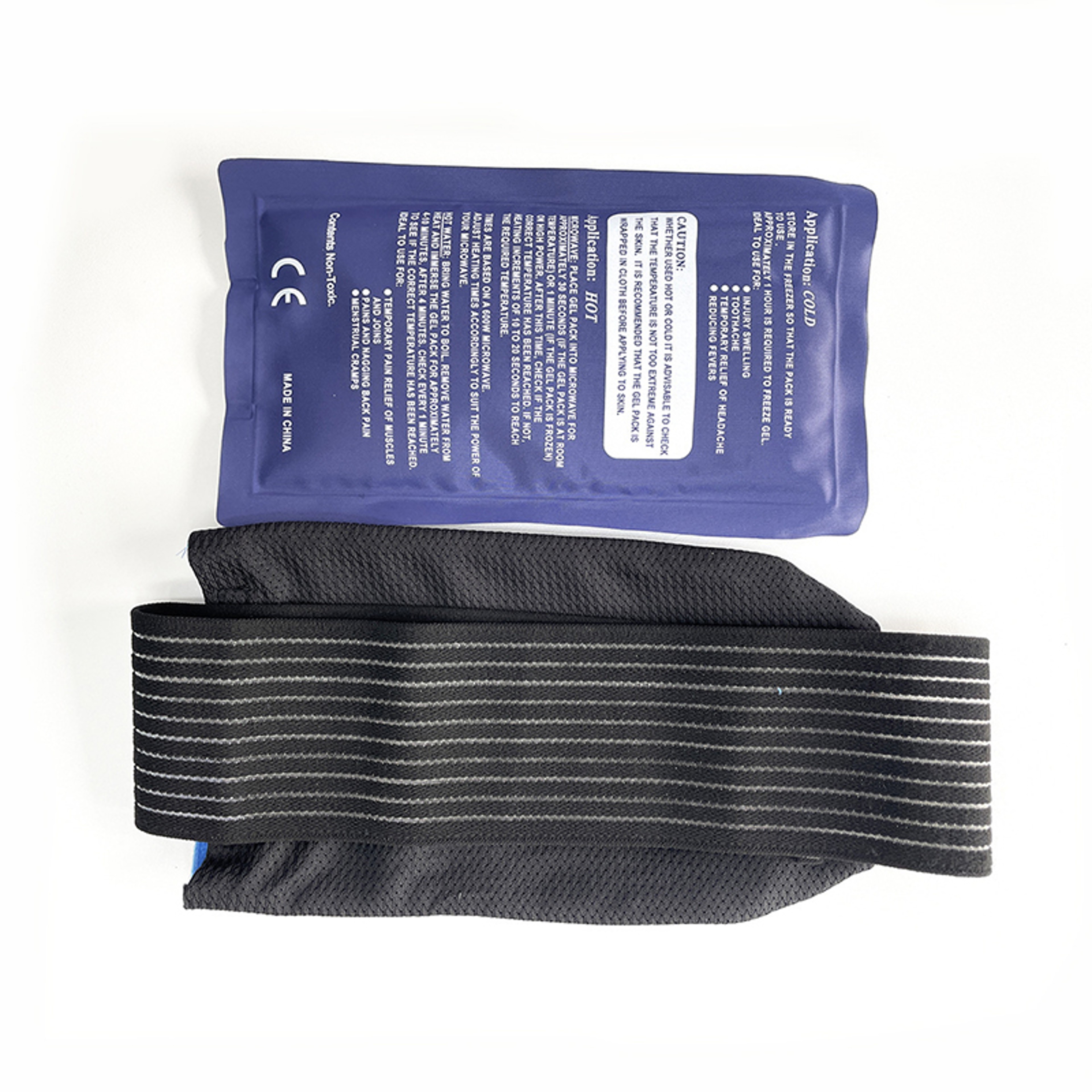 Adjustable Gel Ice Packs With Elastic Strap Wrap Hot Cold Compress Gel Packs For Shoulder Back Knee 4