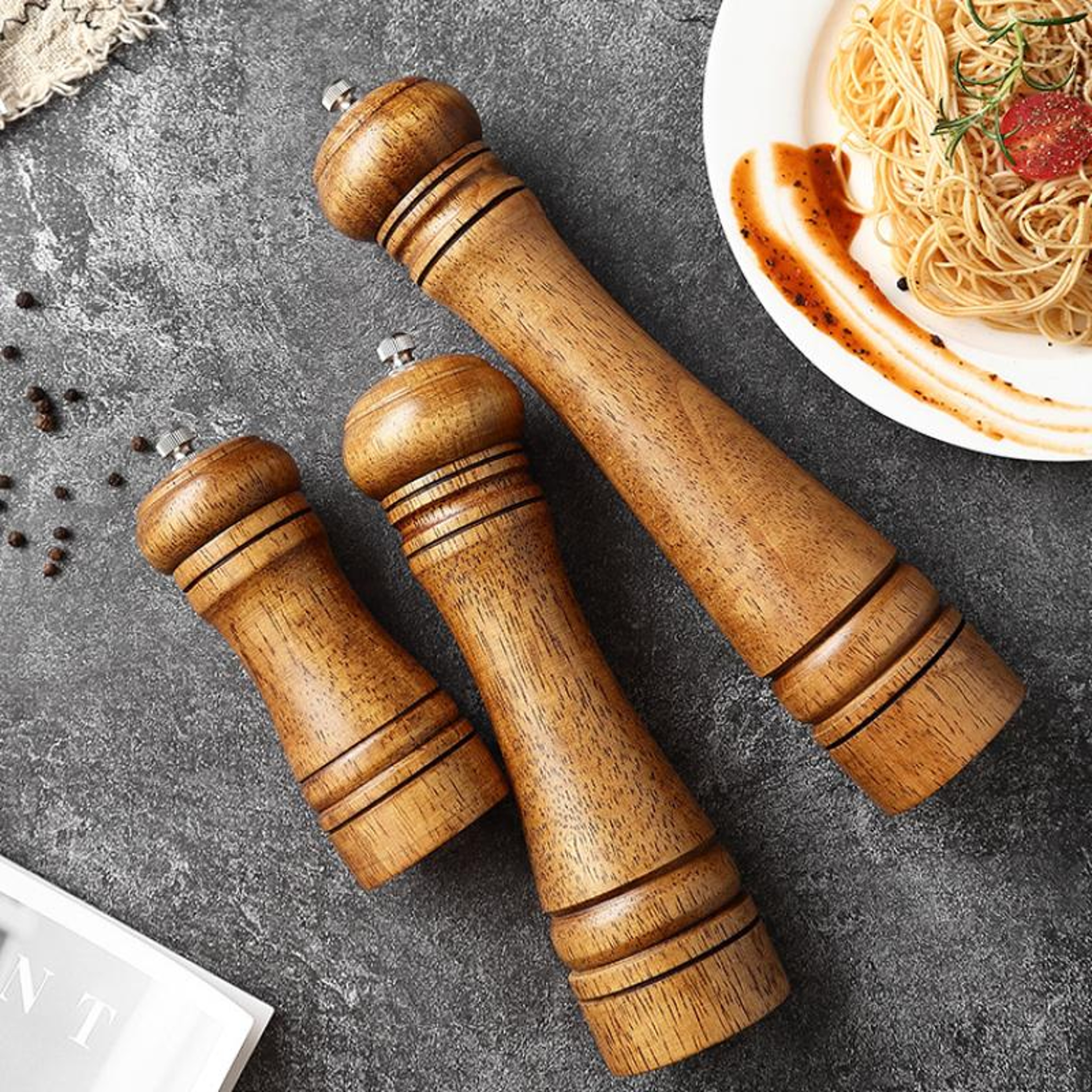 Adjustable Ceramic Spice Pepper Grinder Salt And Pepper Mills Handheld Herb Seasoning Mills 2