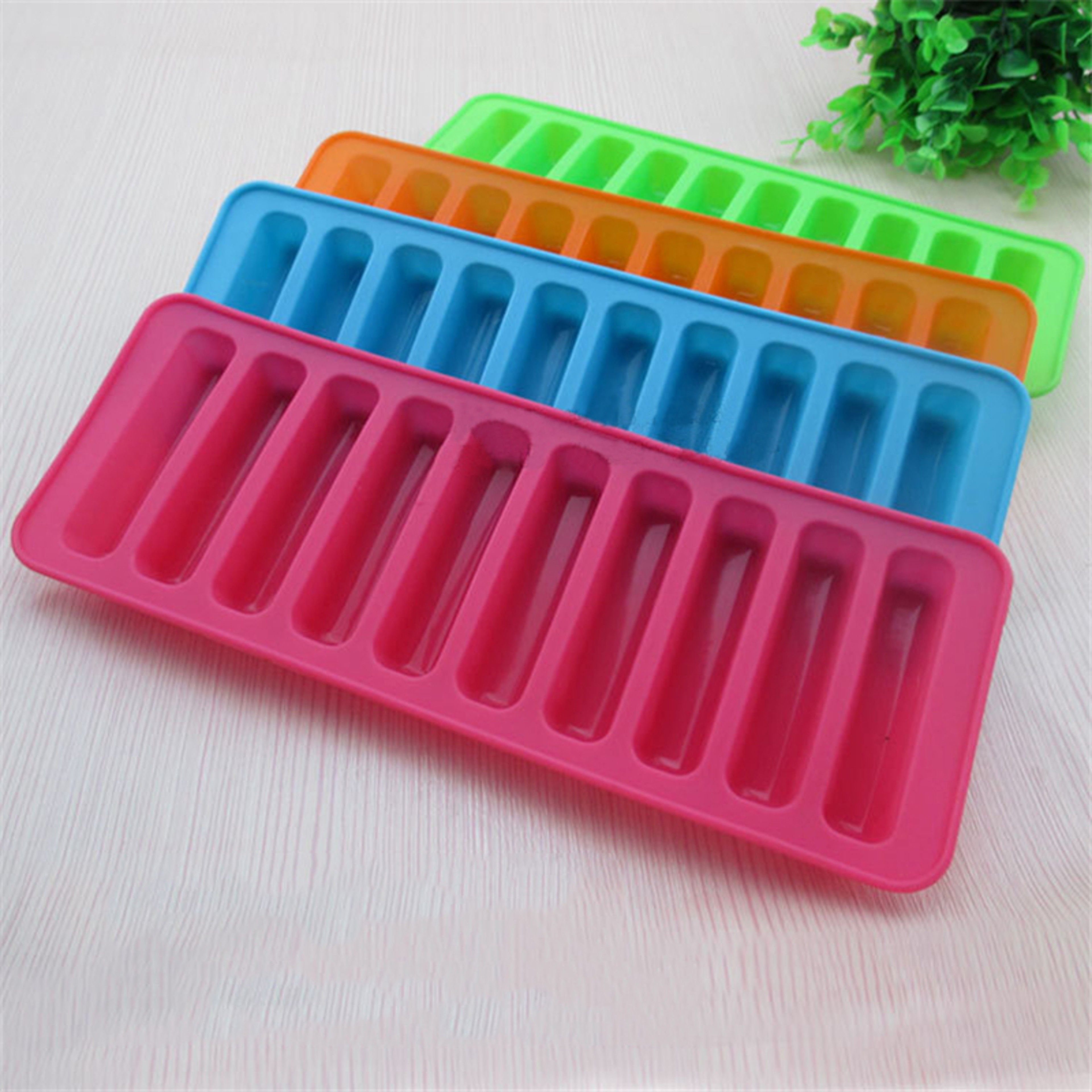 Silicone Ice Cube Tray Mold Finger Grid Creative Chocolate Mold Tray For Water Bottle Ice Cream Pud 3