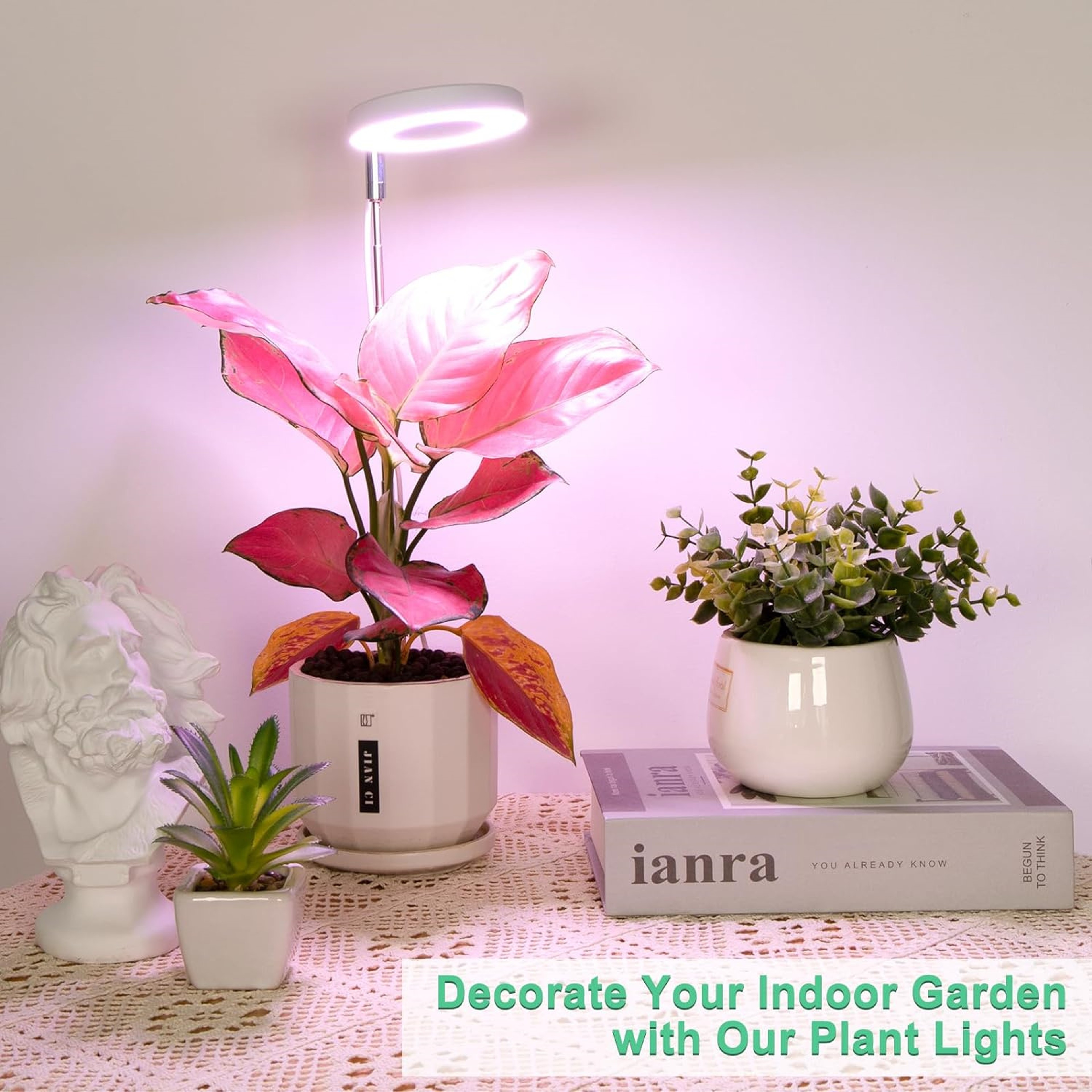 USB Angel Ring Grow Light Phytolamp For Plants With Control Full Spectrum Clip Phyto Lamp For Home  2