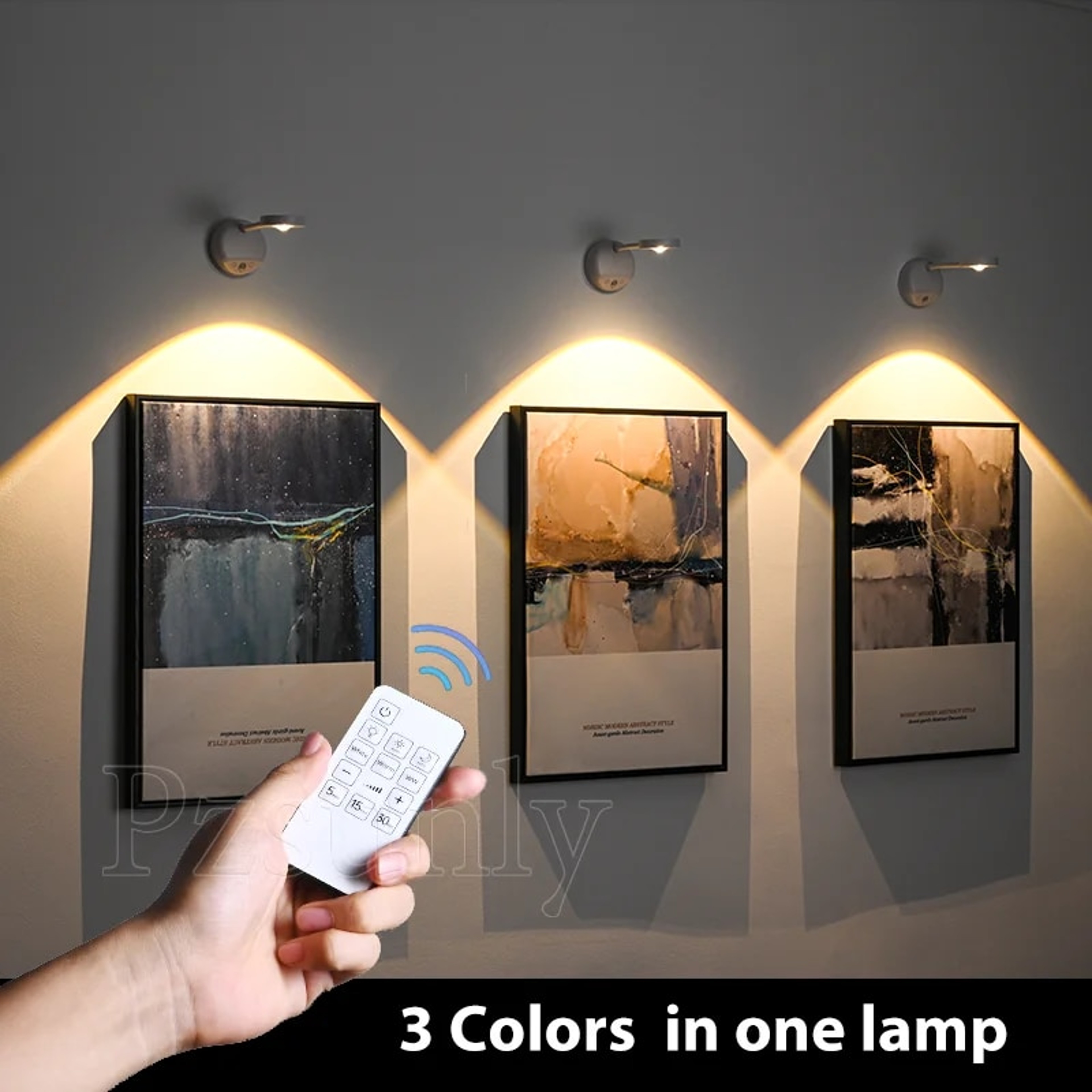 LED Night Light Wireless USB Motion Sensor Wall Lamp For Kitchen Bedroom Living Room Indoor Lightin 0