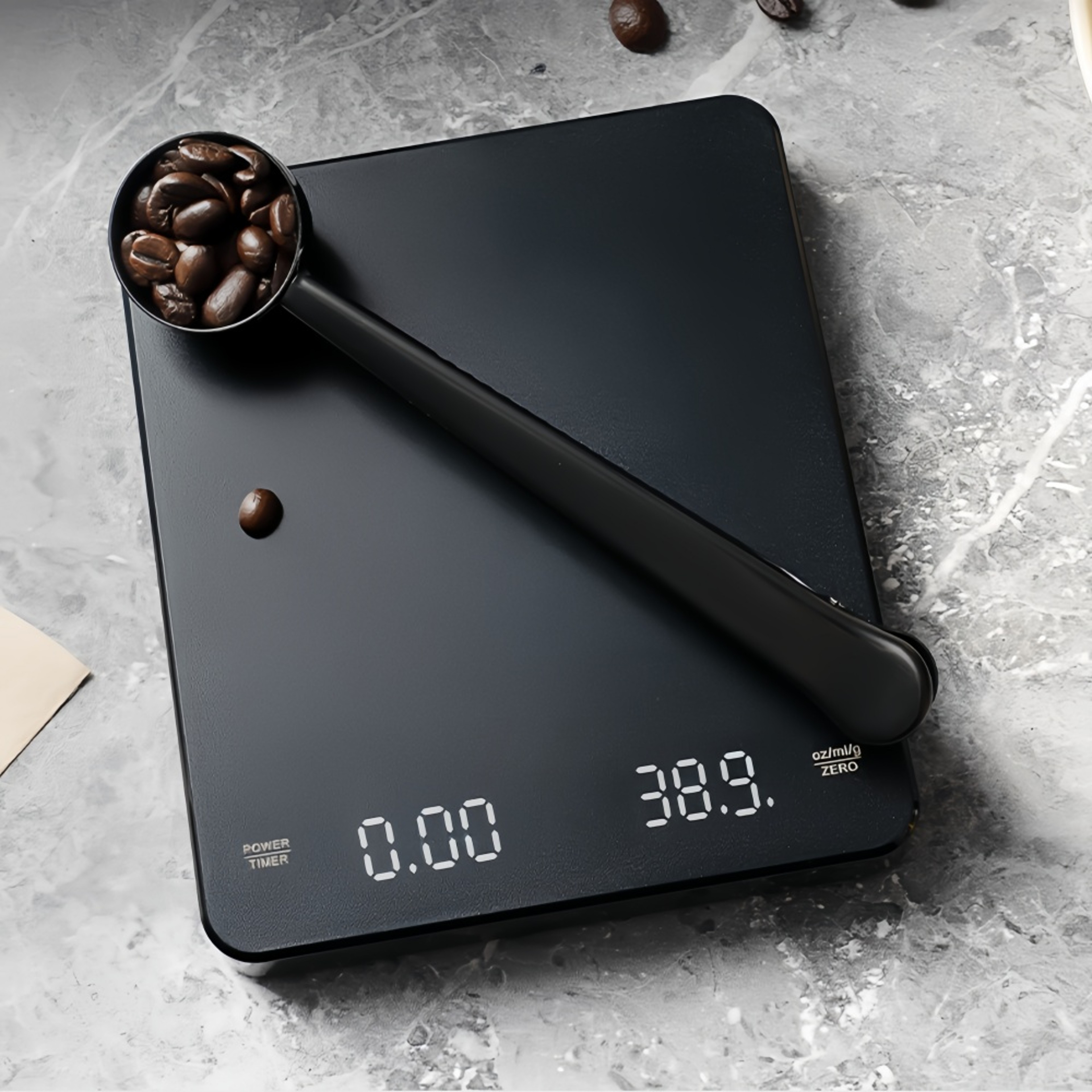 Professional Highprecision Electronic Coffee Scale LED Display USB Timing Waterproof Pad Coffee Acc 4