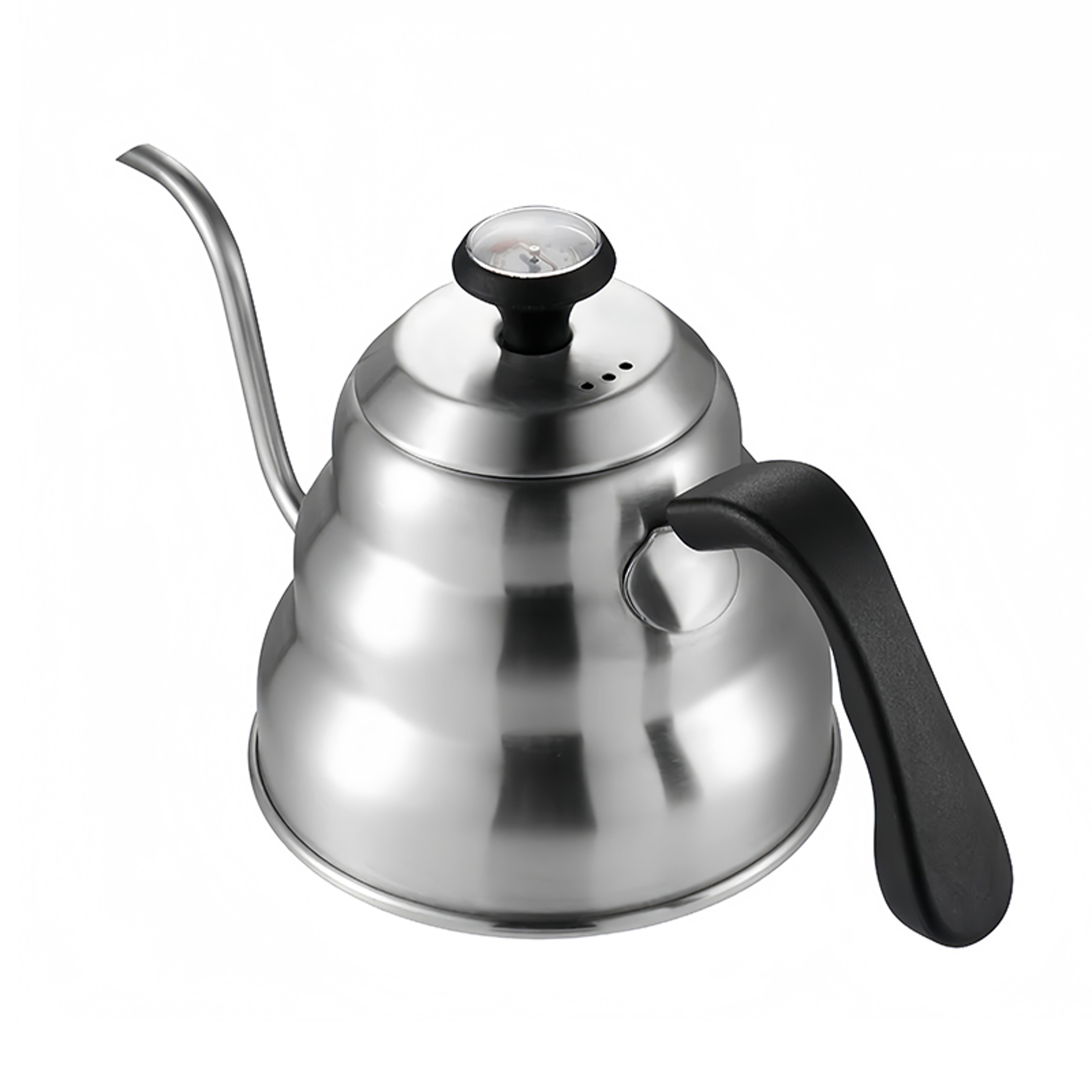 Professional Stainless Steel Pour Over Coffee Pot With Swan Neck Thermometer High Capacity Can Be H 6