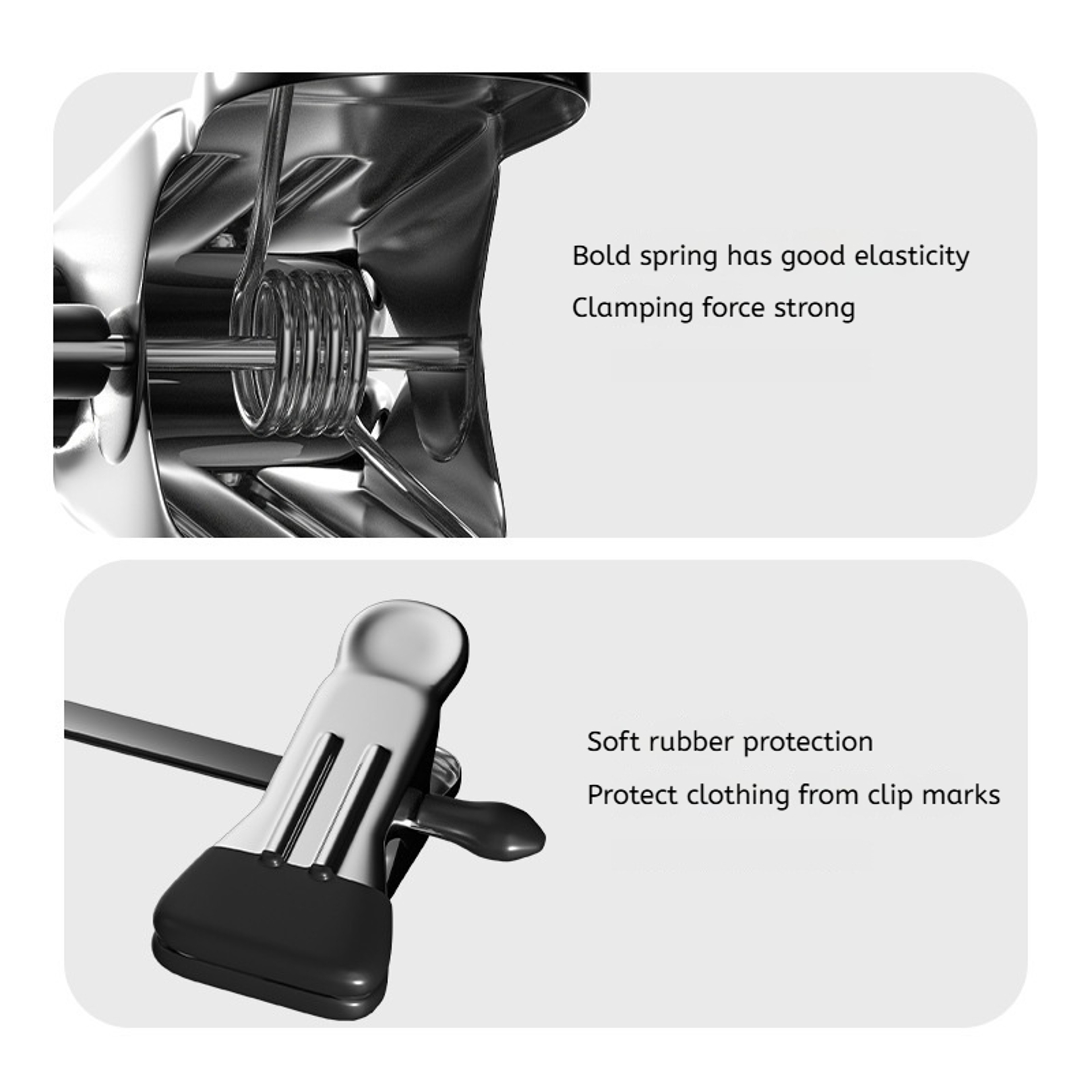 Adjustable Metal Windproof Hanger Non-slip Coat Pants Hangers with Clips for Home Drying Closets Storage Racks – view 3