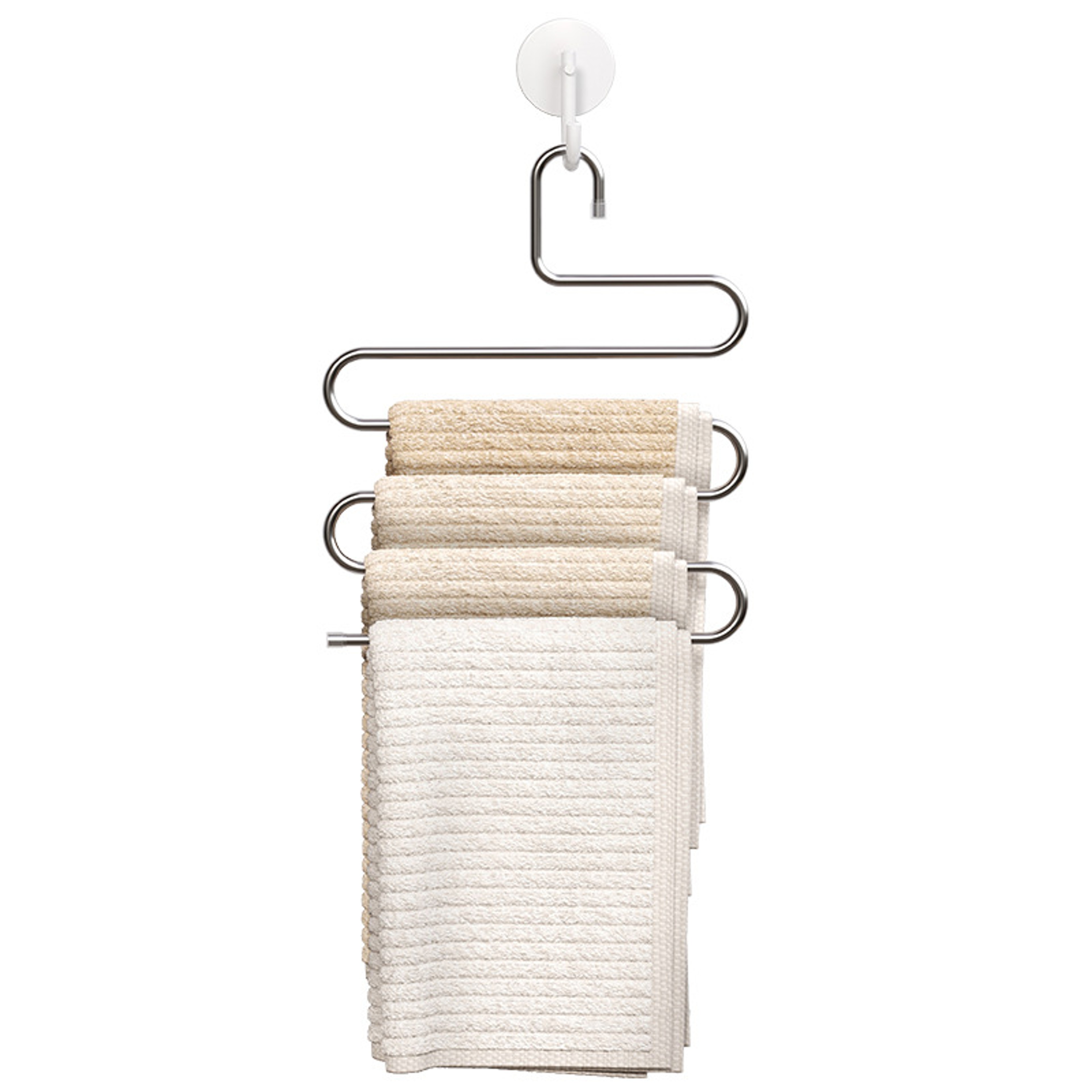 Multi-functional Layers Clothes Hangers Non-slip Pant Storage Rack for Clothing and Organization – view 5