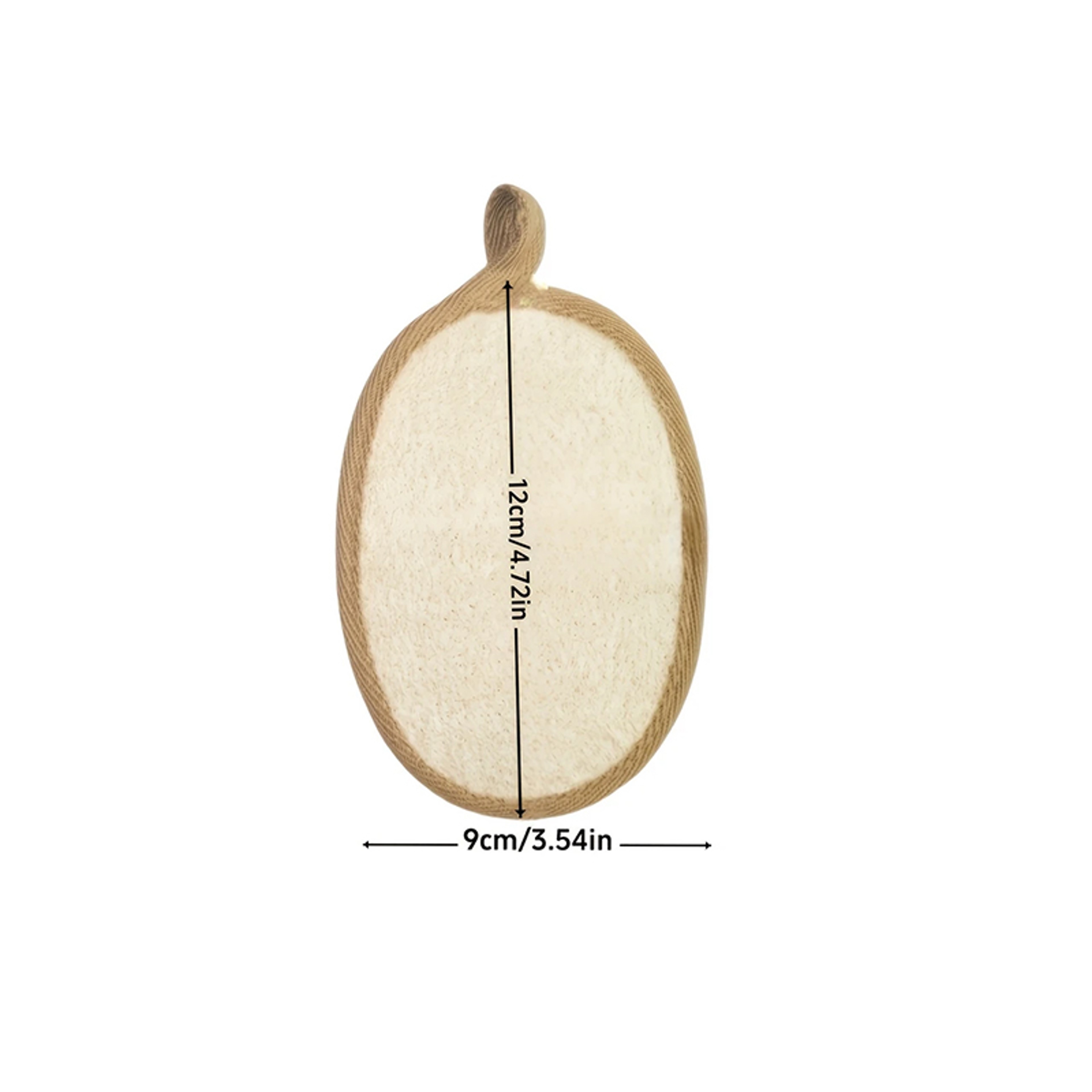 Soft Shower Brush Natural Loofah Exfoliating Sponge Body Scrubber Cleaner Pad Skin Care Tool 5