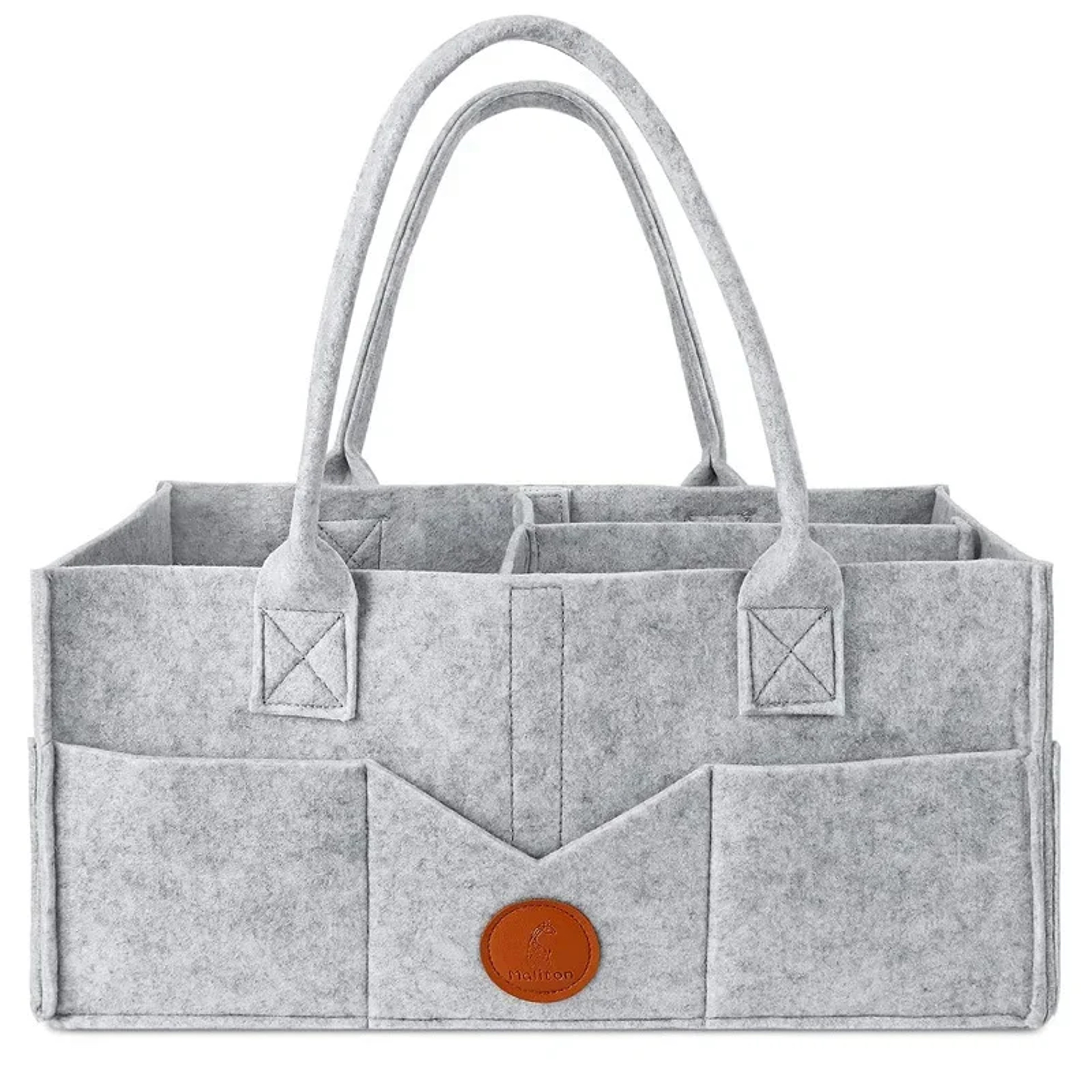 Childrens Felt Diaper Storage Bag For Baby Toys And Diapers Large Capacity Felt Diaper Bag 3