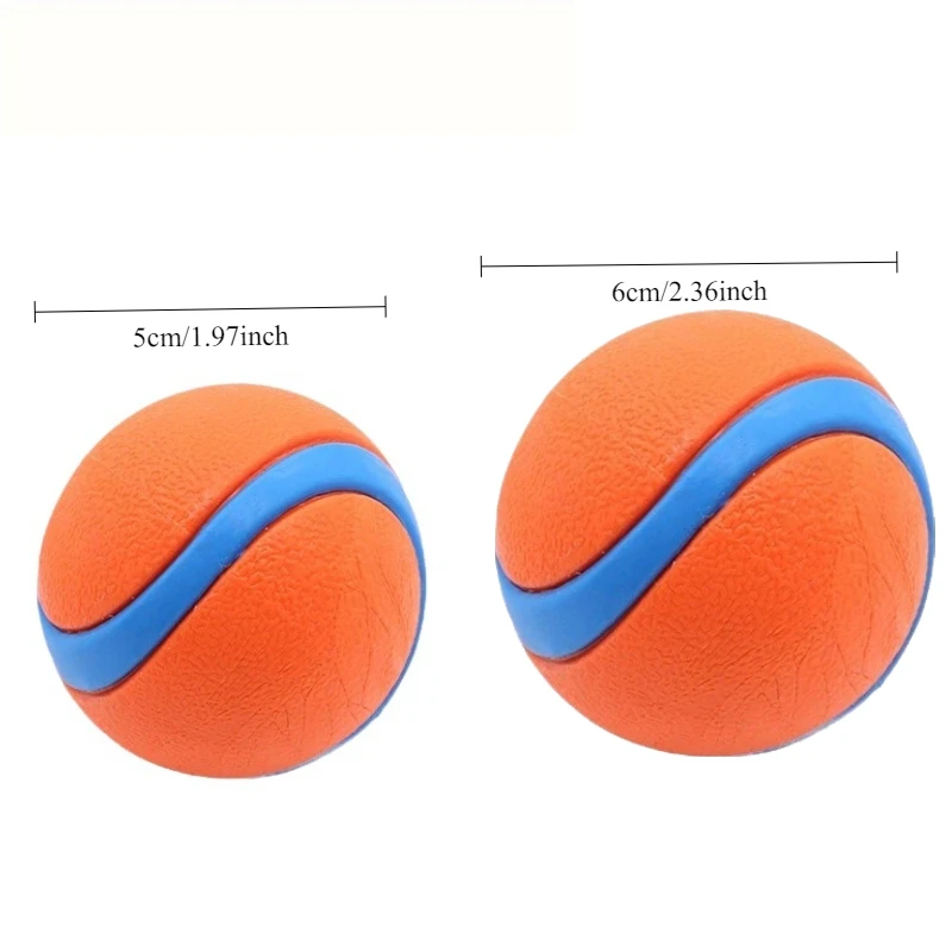 GnawResistant Durable Rubber Dog Chew Balls Interactive Training 5