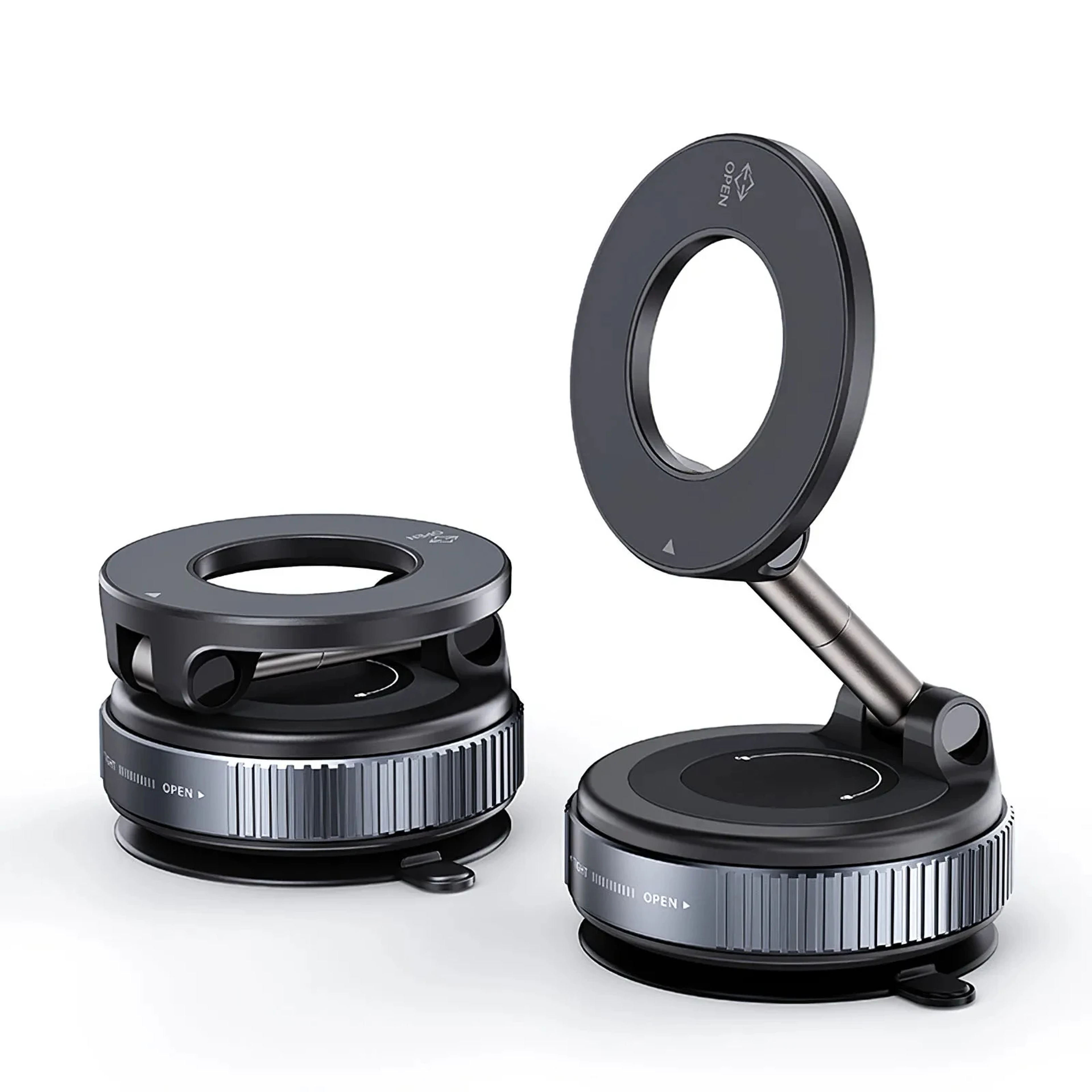 Magnetic Car Phone Stand Folding Vacuum Adsorption For Navigation Stable 6