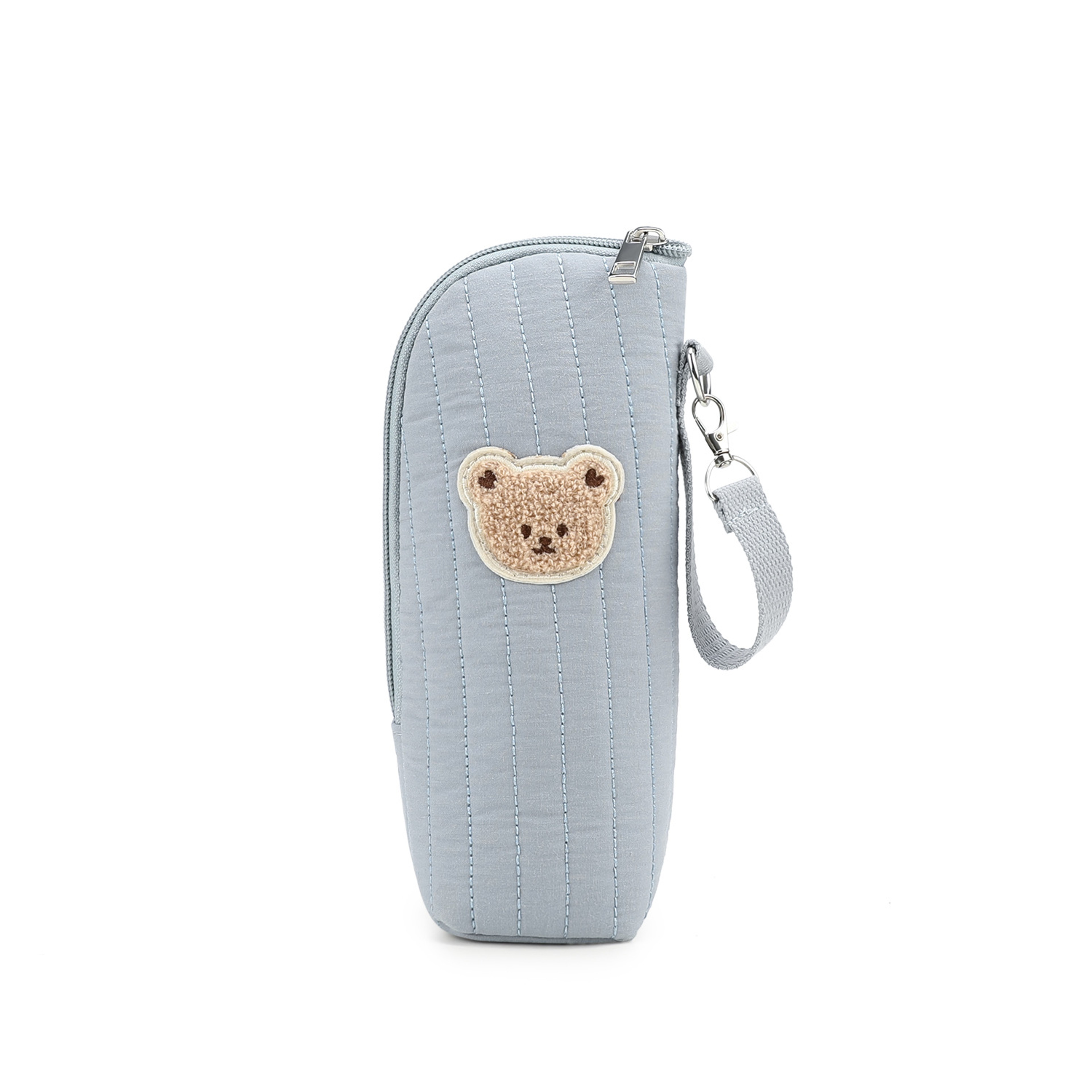 Thermal Storage Pouch Cute Bear Design Baby Bottle Tote Bag with Aluminum Foil Insulation and Stroller Hook – view 8