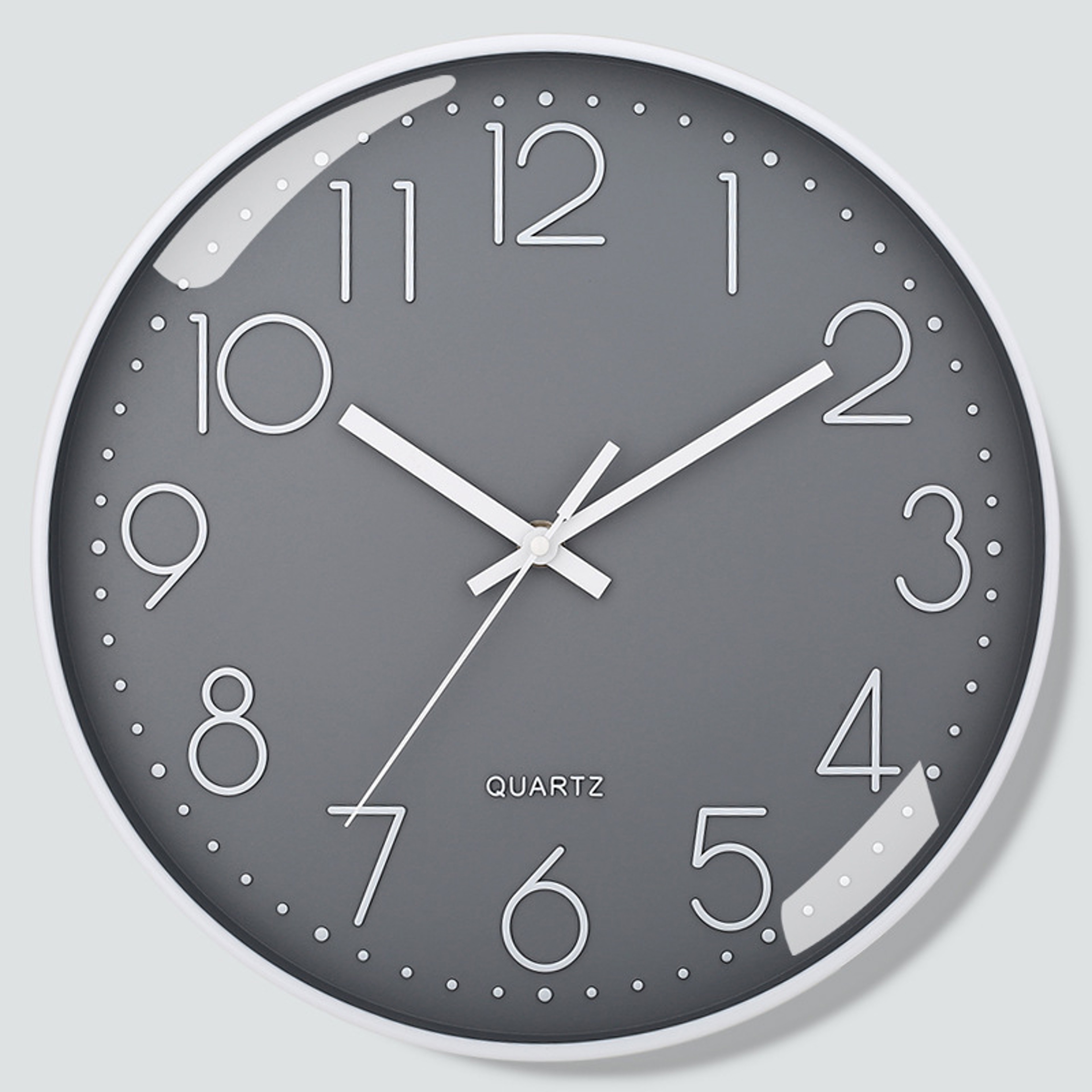 Simple Digital Wall Clock 8 Inch Mute Quartz Wall Clock Cubic Digital Clock For Home Decorations 8