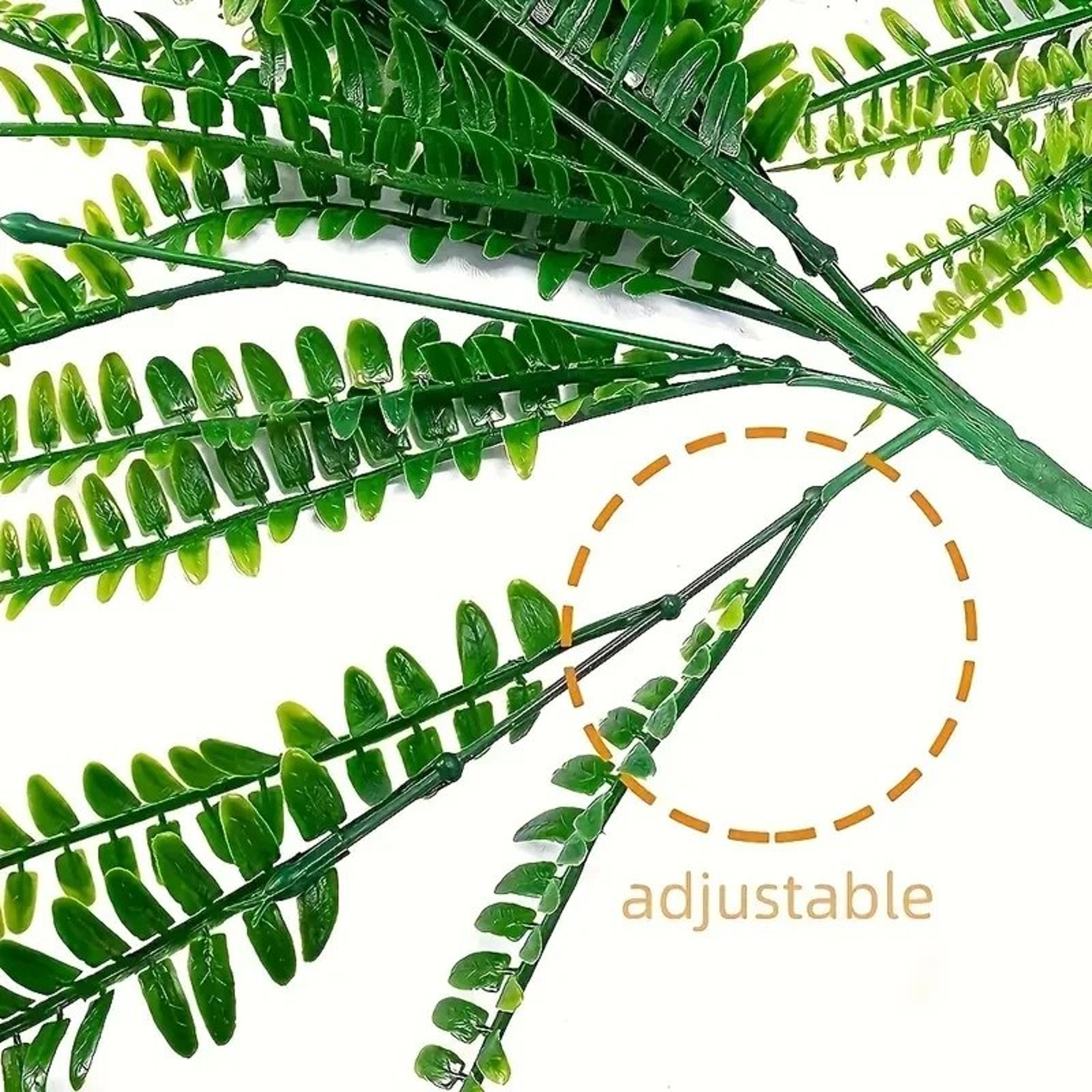 Artificial Plants Summer Decoration Fake Plants Greenery Artificial Plants Boston Ferns Outdoor UV  3