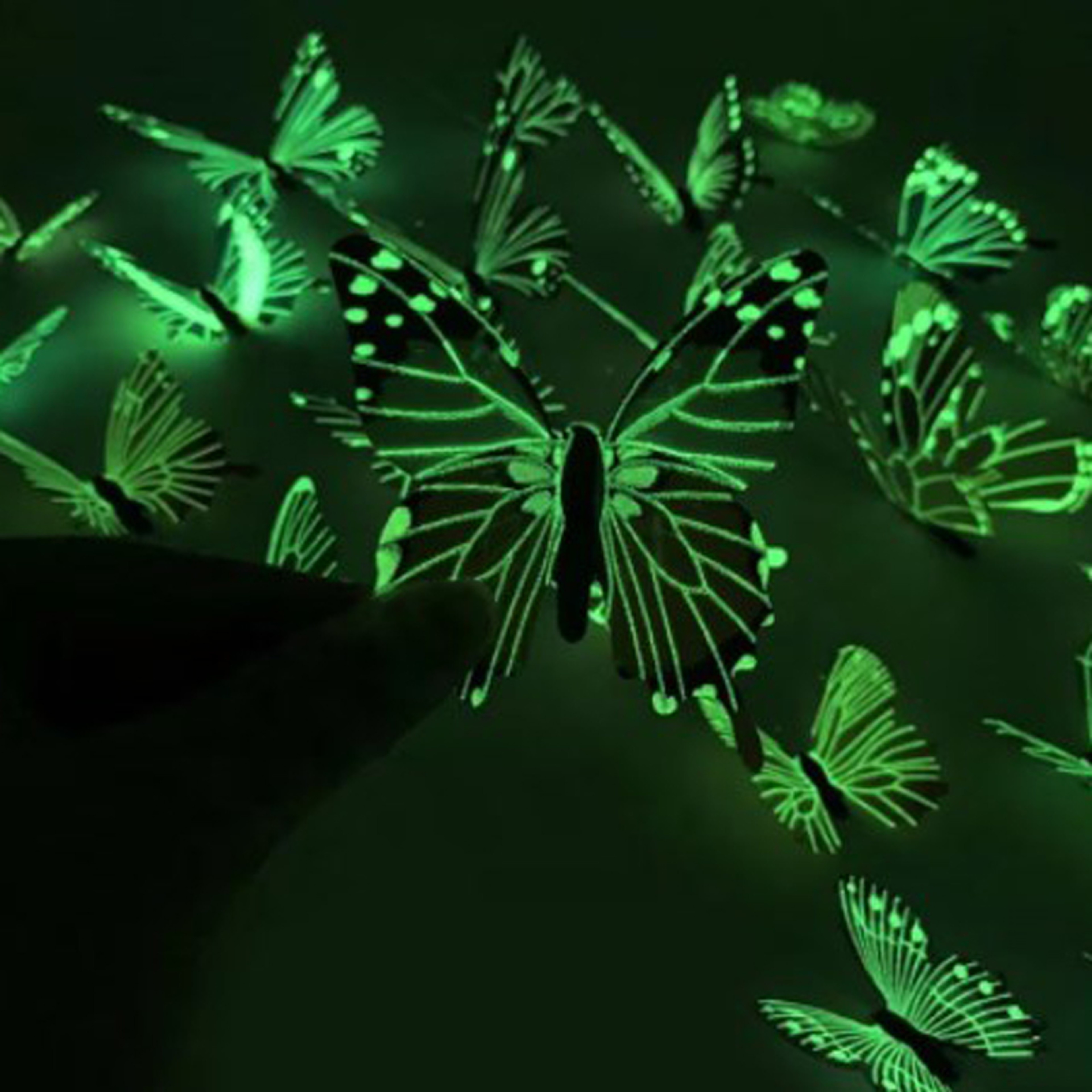 Creative 3D Luminous Butterfly Wall Stickers, DIY Home Decoration, Modern Wall Art, Gift Ideas – view 5