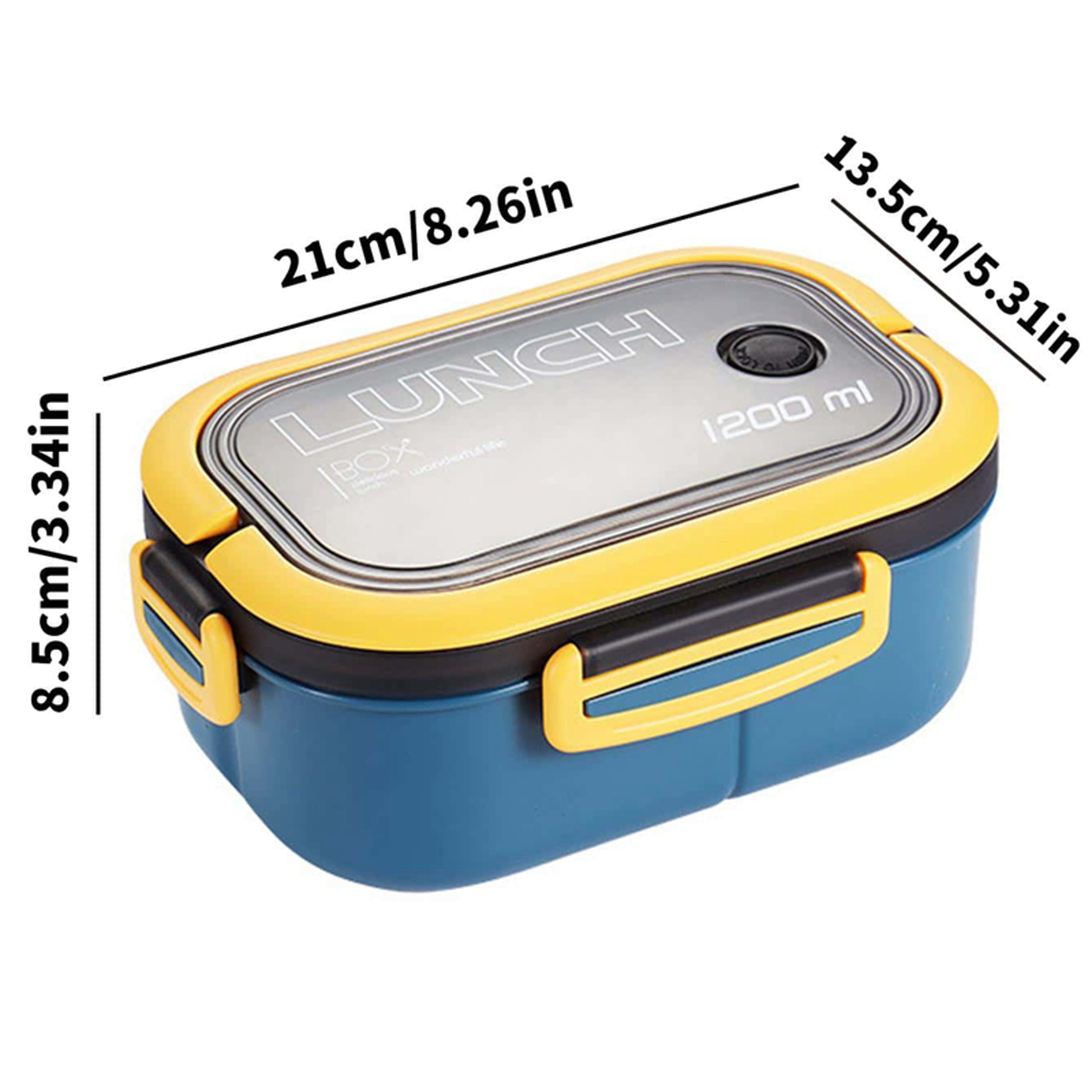High Capacity Layer Bento Lunch Box Microwave Safe And Leakproof With Spoon And Fork For Office Or  6