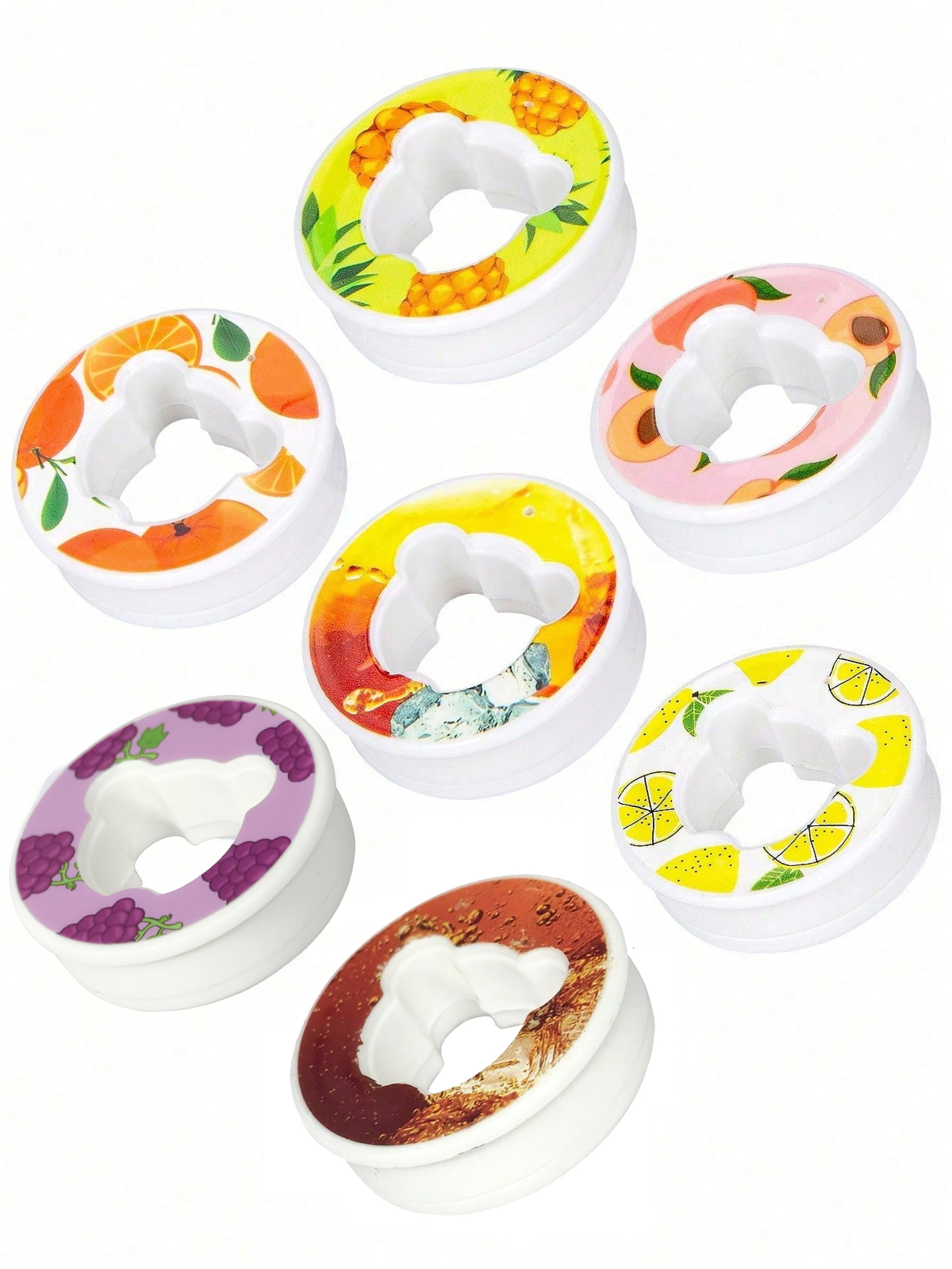 Bear Fruit Drink Flavor Pod With Creative Flavor Ring For Water Bottles And Sports Cups 0