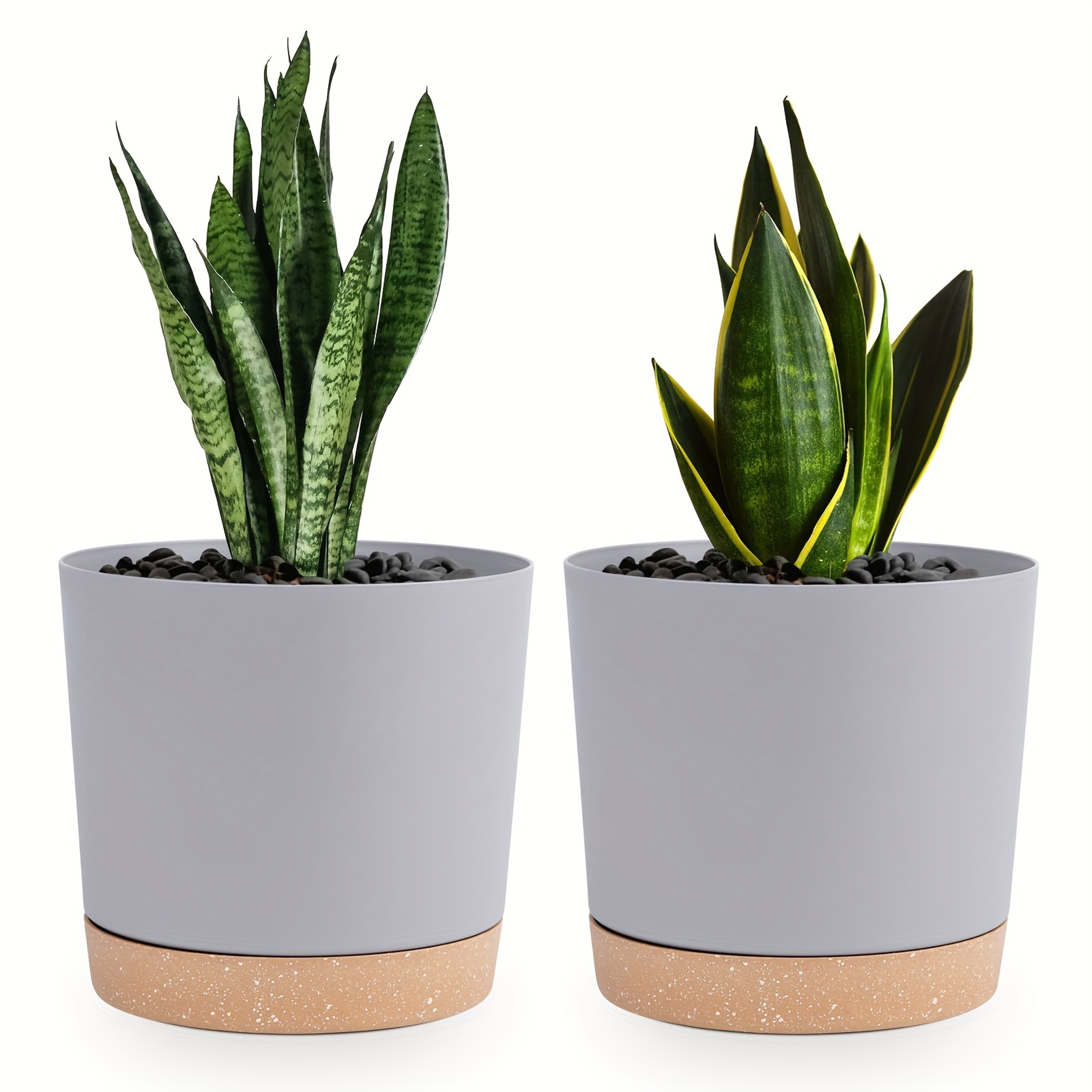 Detachable Bottom Flower Pot Round Flowerpot For Garden Home 6