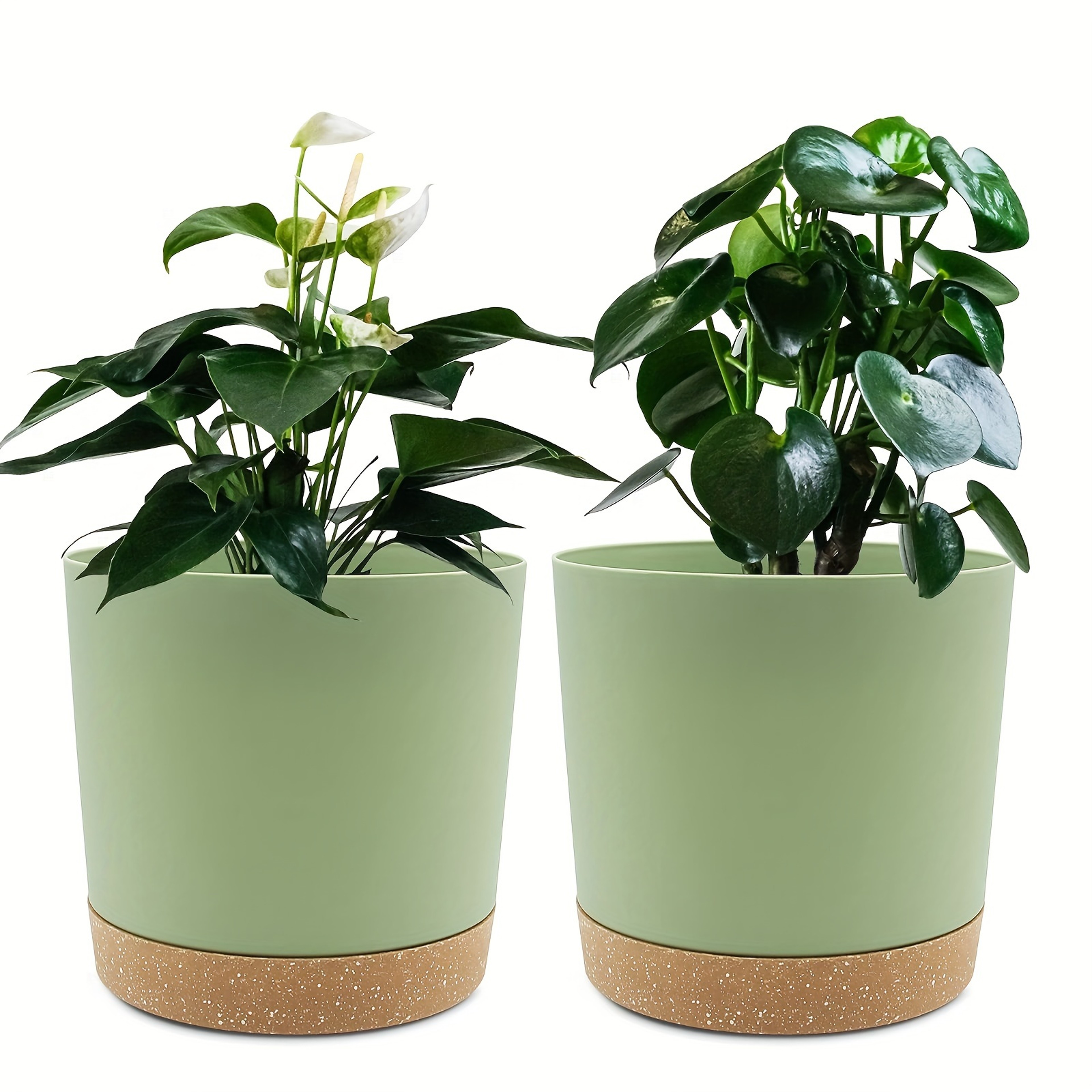 Detachable Bottom Flower Pot Round Flowerpot For Garden Home 7