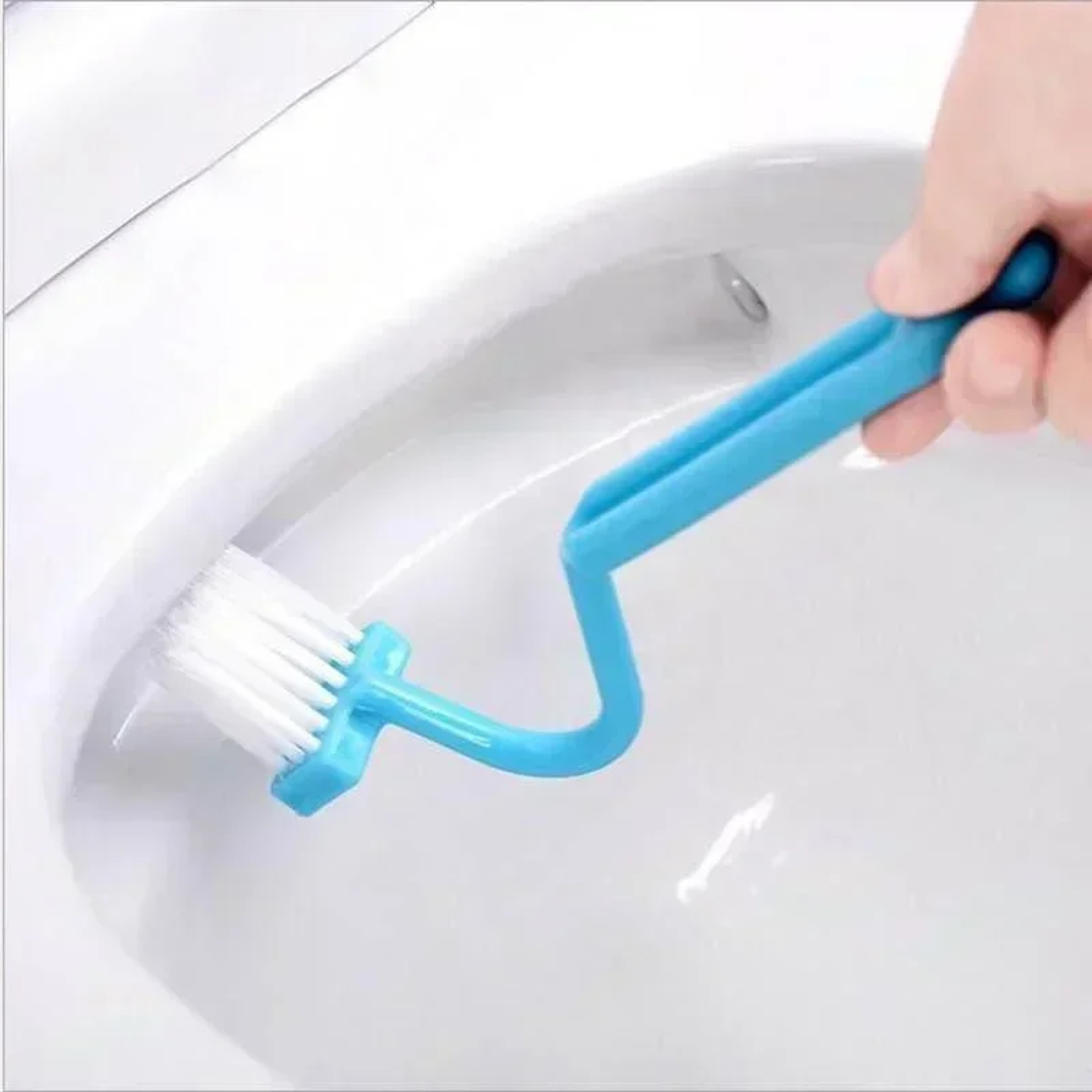Curved Toilet Brush Long Handle For Household Bathroom Cleaning Tools 4