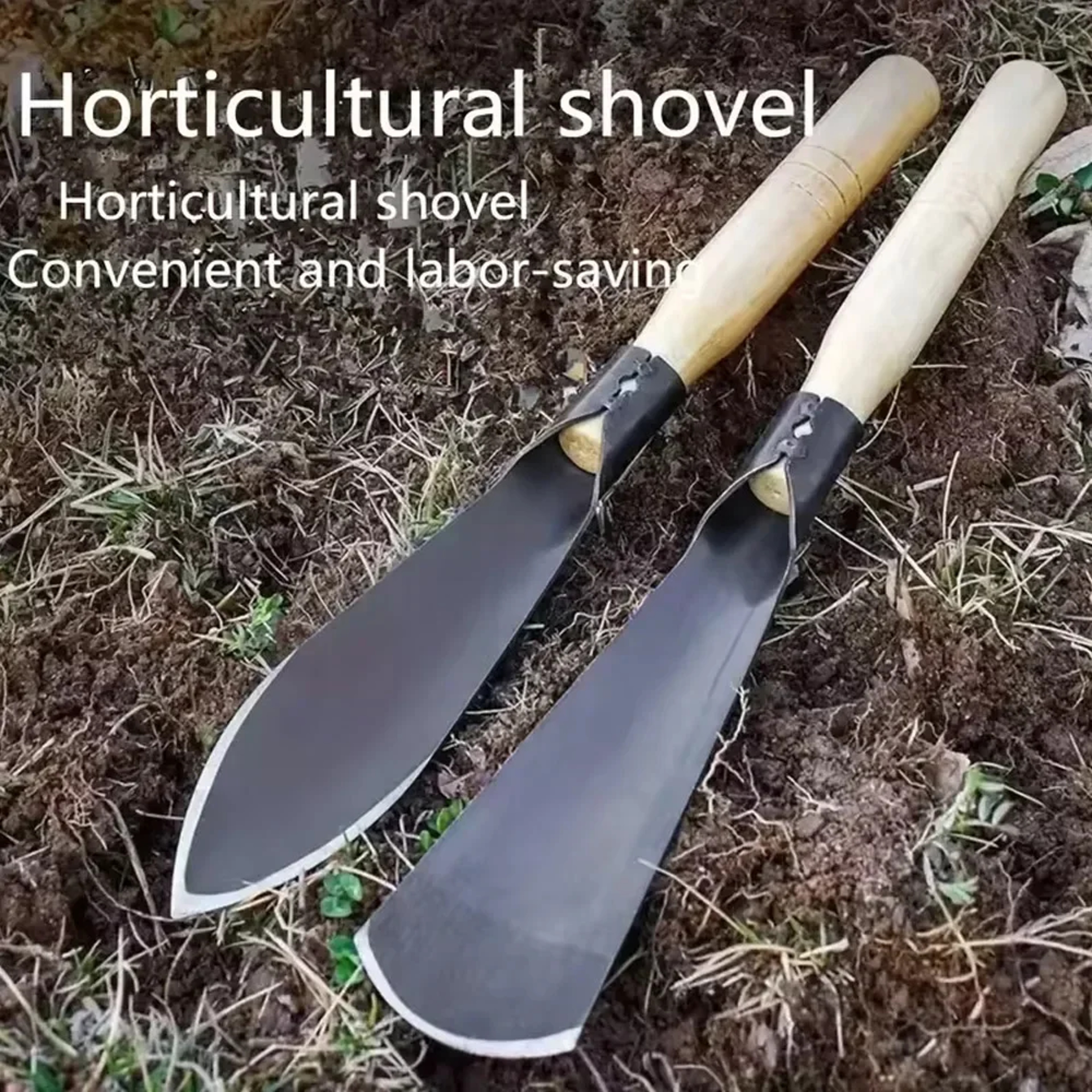Garden Shovel For Planting Flowers Weeding And Loosening Soil With Sturdy Iron Hoe For Wild Vegetab 1