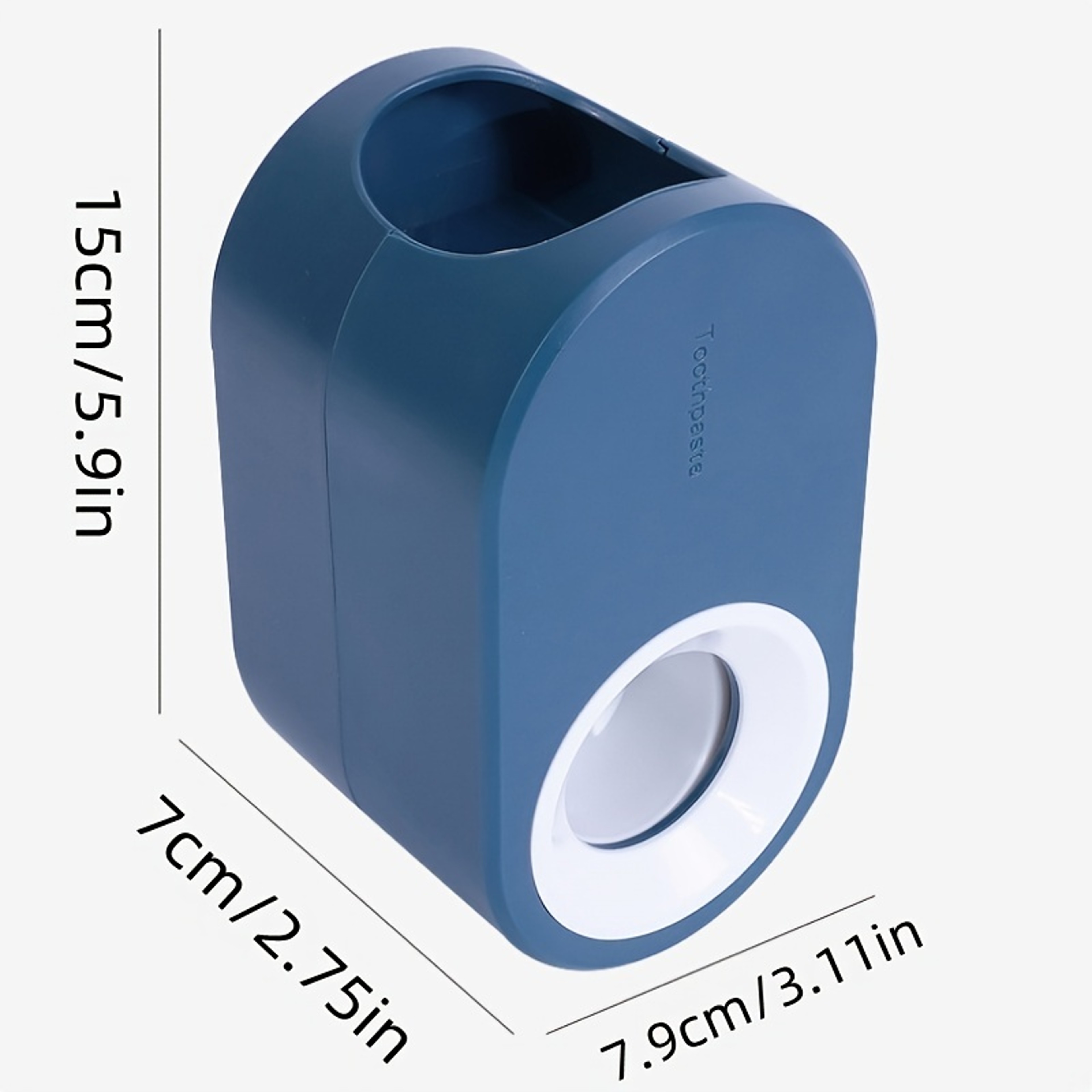 Automatic Toothpaste Dispenser Squeezer Bathroom Dustproof Wallmounted Holder 5