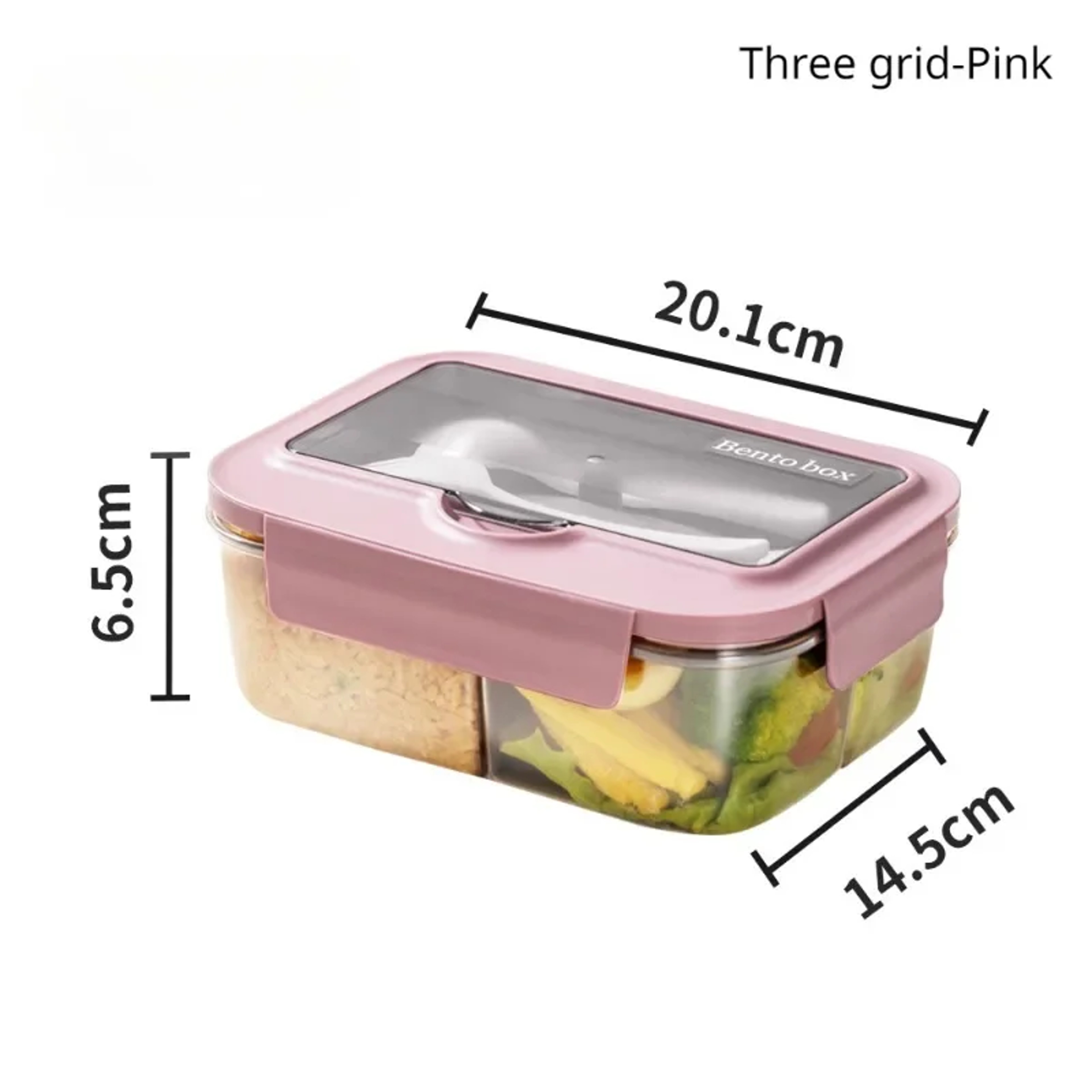 Square Divided Bento Box With Tableware Leakproof MicrowaveSafe Lunch Box For Office Picnic  Campin 9