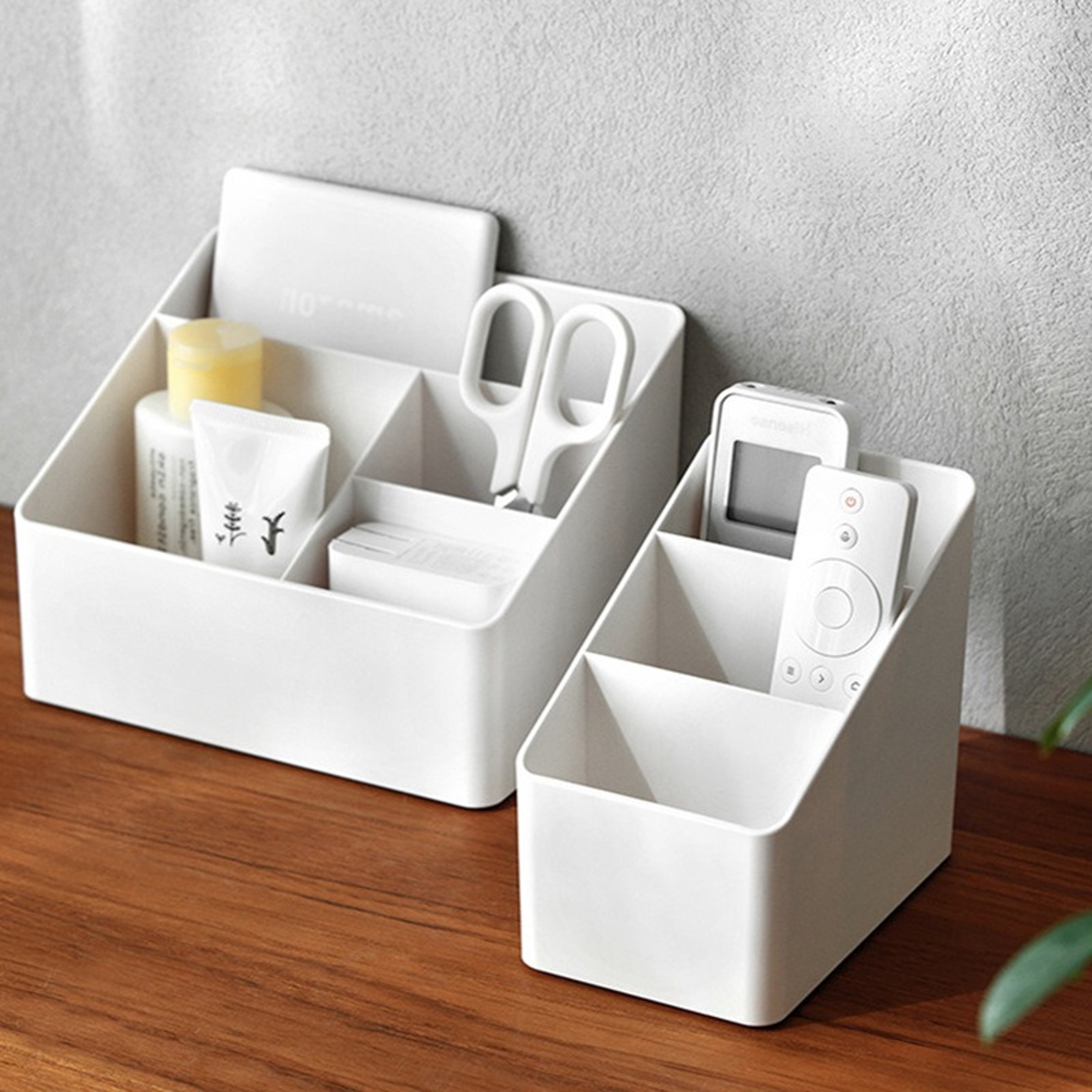 Multifunctional Desktop Storage Box Home Office & Remote Control Organizer, Gift-Worthy Plastic Organizer for Cosmetic – view 1