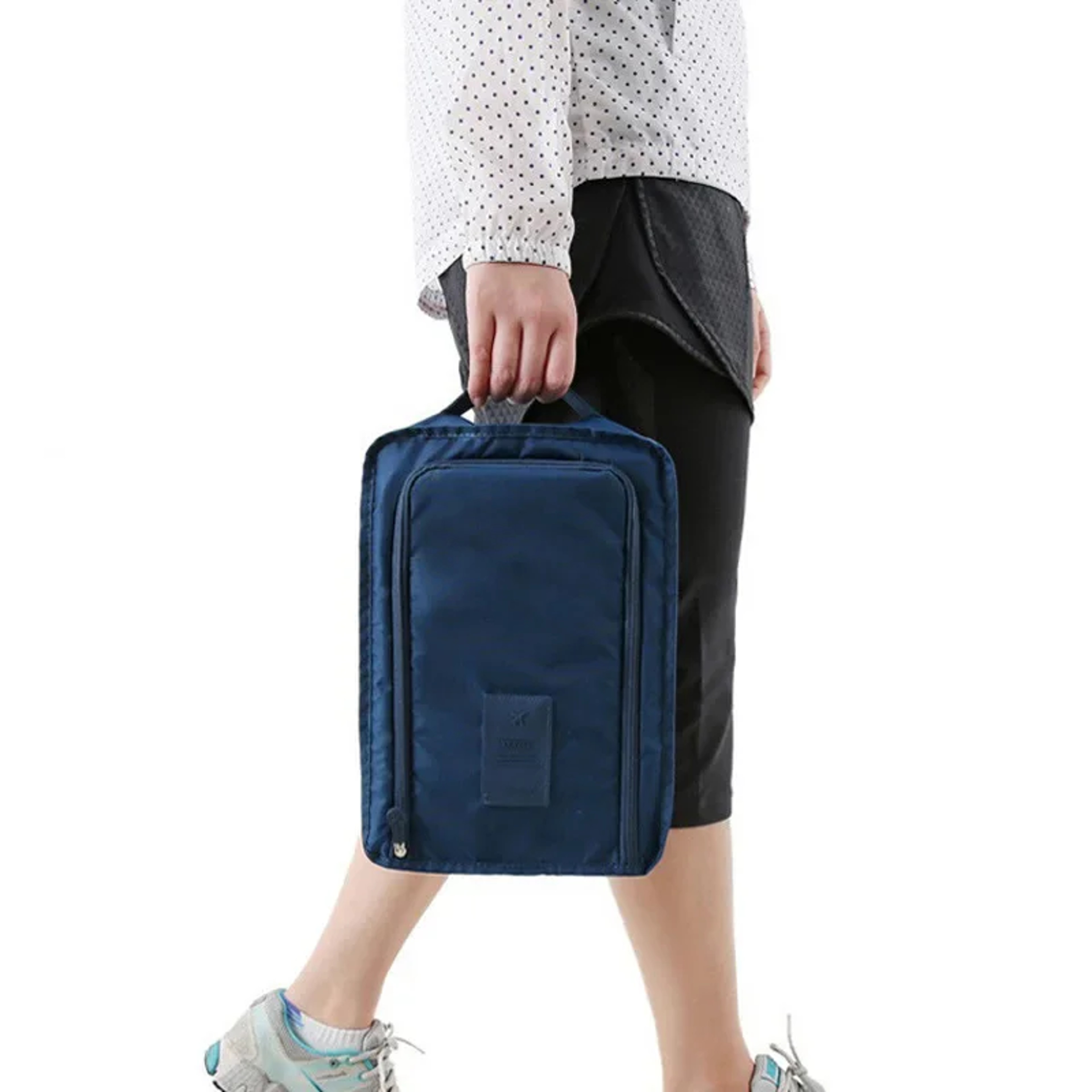 Portable Waterproof Sneaker Storage Bag Compact Foldable Shoe Bag For Travel Breathable 5