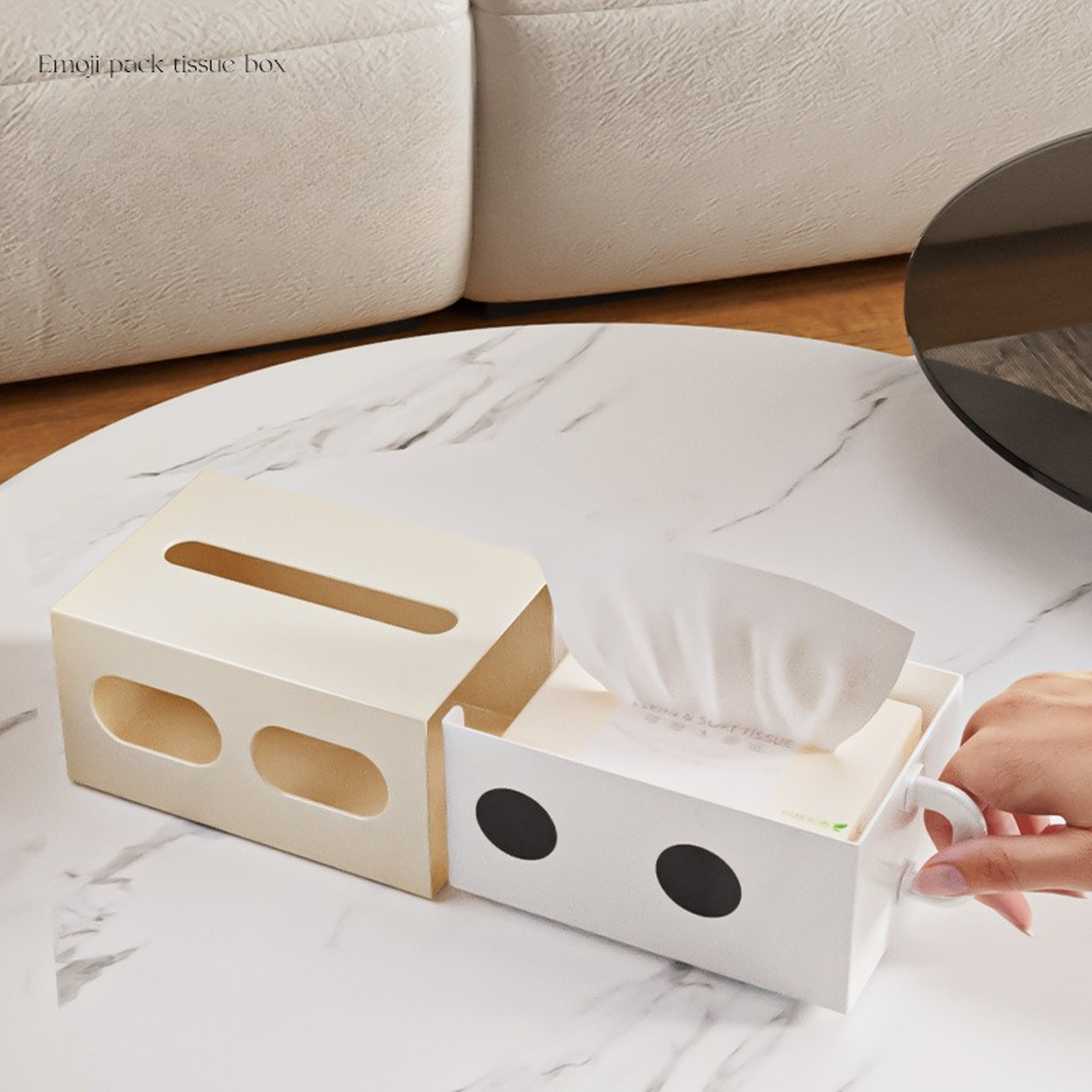 Elegant Tissue Box Case Solid Storage Box For Home Table Decoration 3