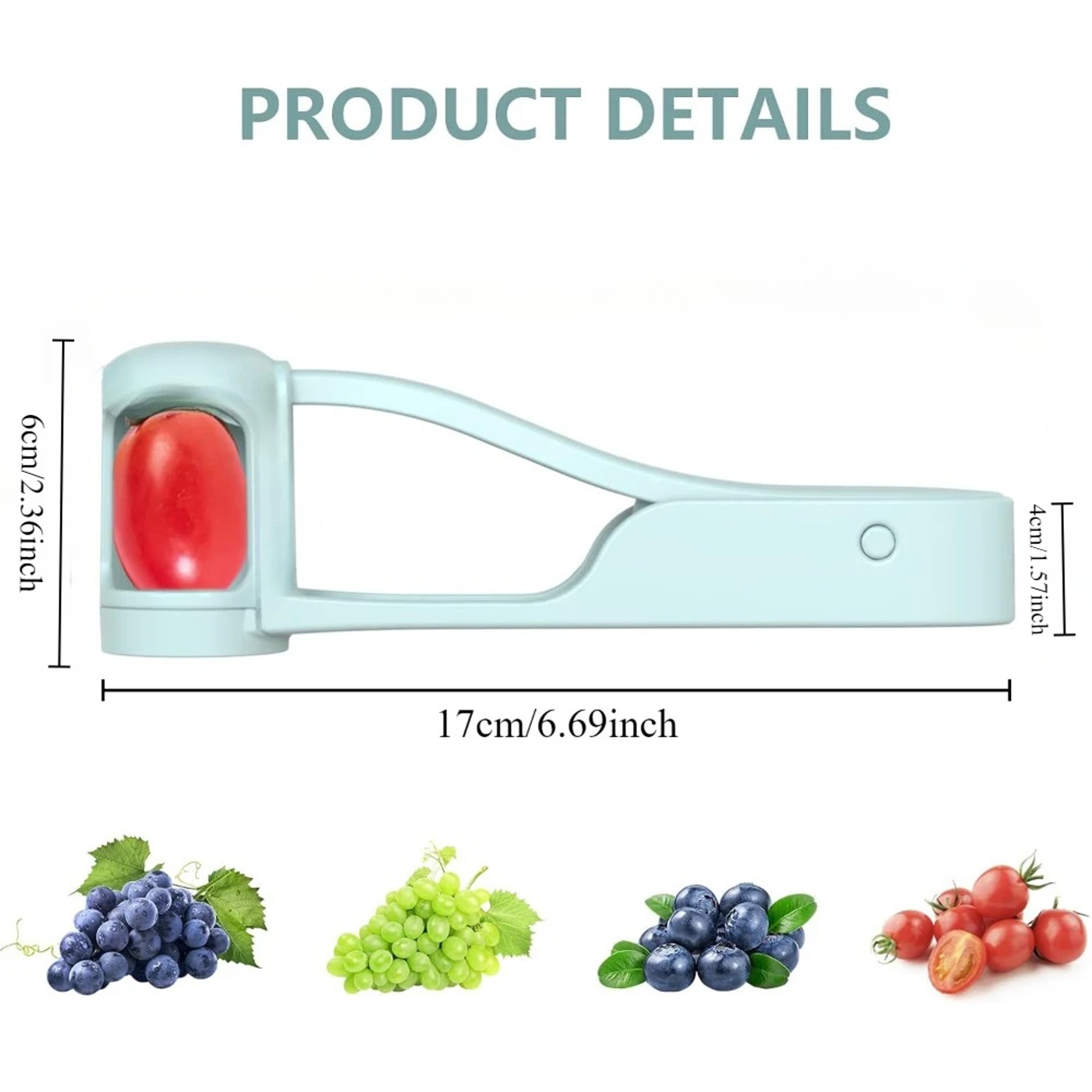 Stainless Steel Grape Slicer MultiPurpose Fruit  Vegetable Cutter For Salad Prep Ideal For Tomatoes 3
