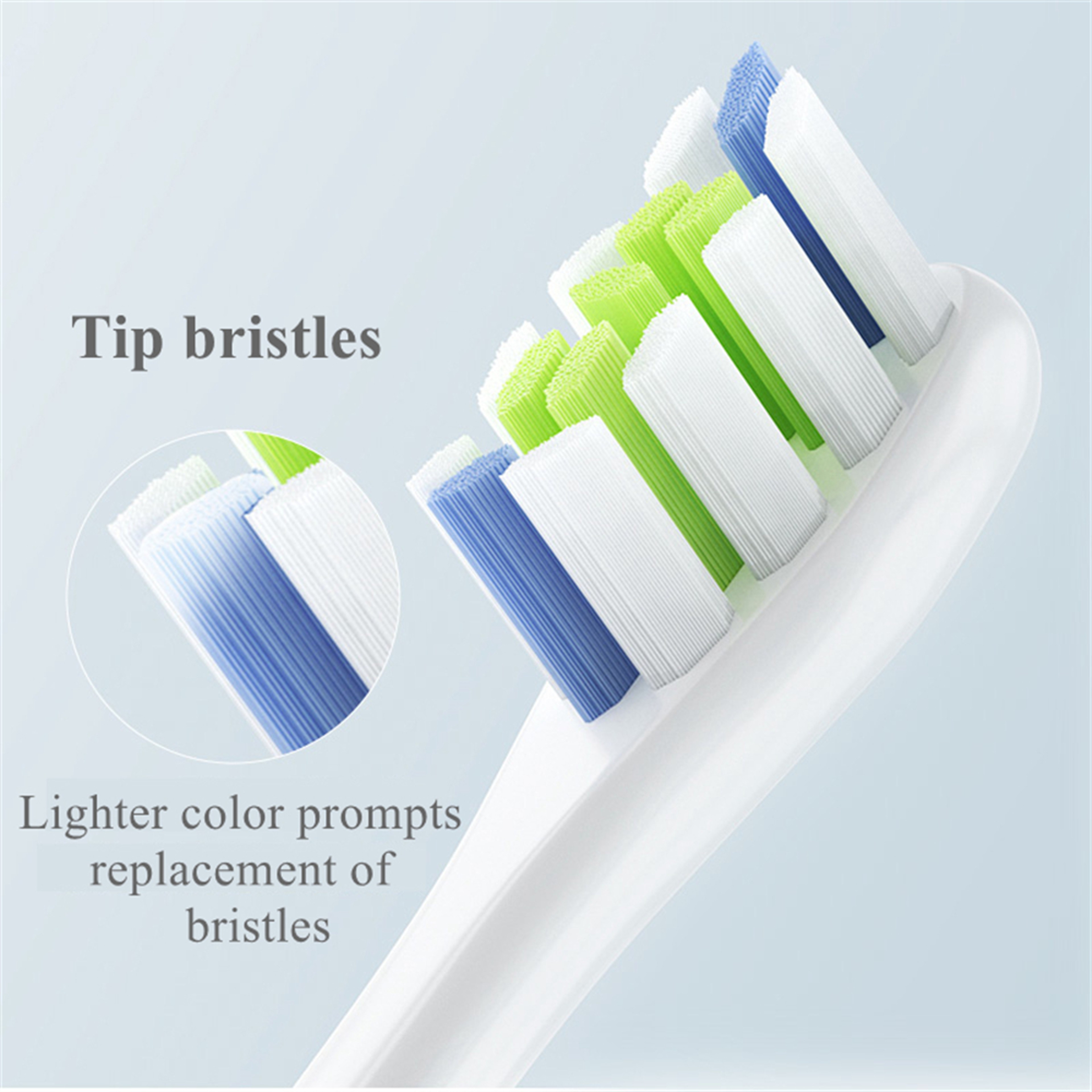 Replacement Brush Heads For Oclean Electric Toothbrush Soft Bristle Nozzles For Gentle Clean 2