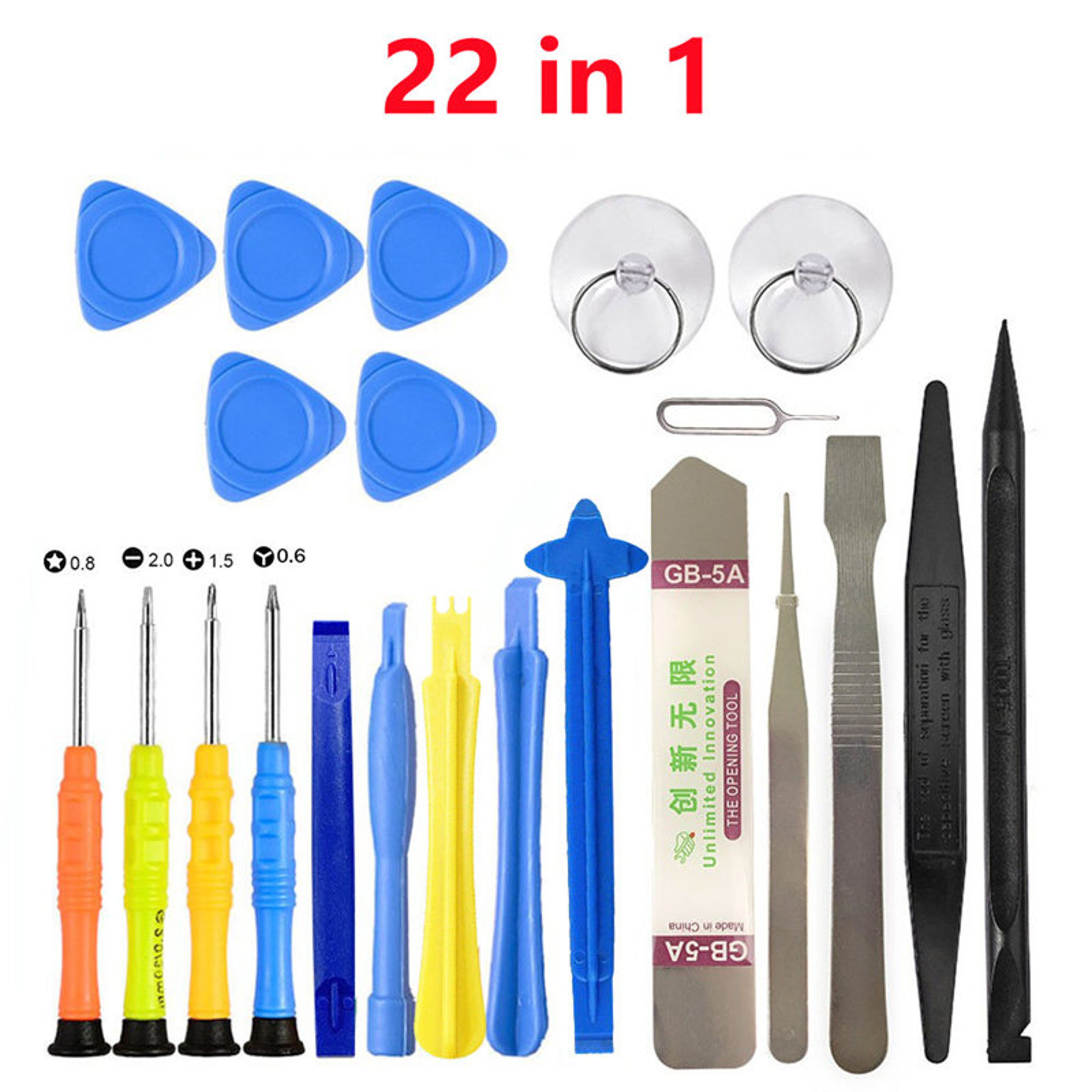 Mobile Phone Repair Tool Kit Spudger Pry And Screwdriver Set For Tablets And Computers 0