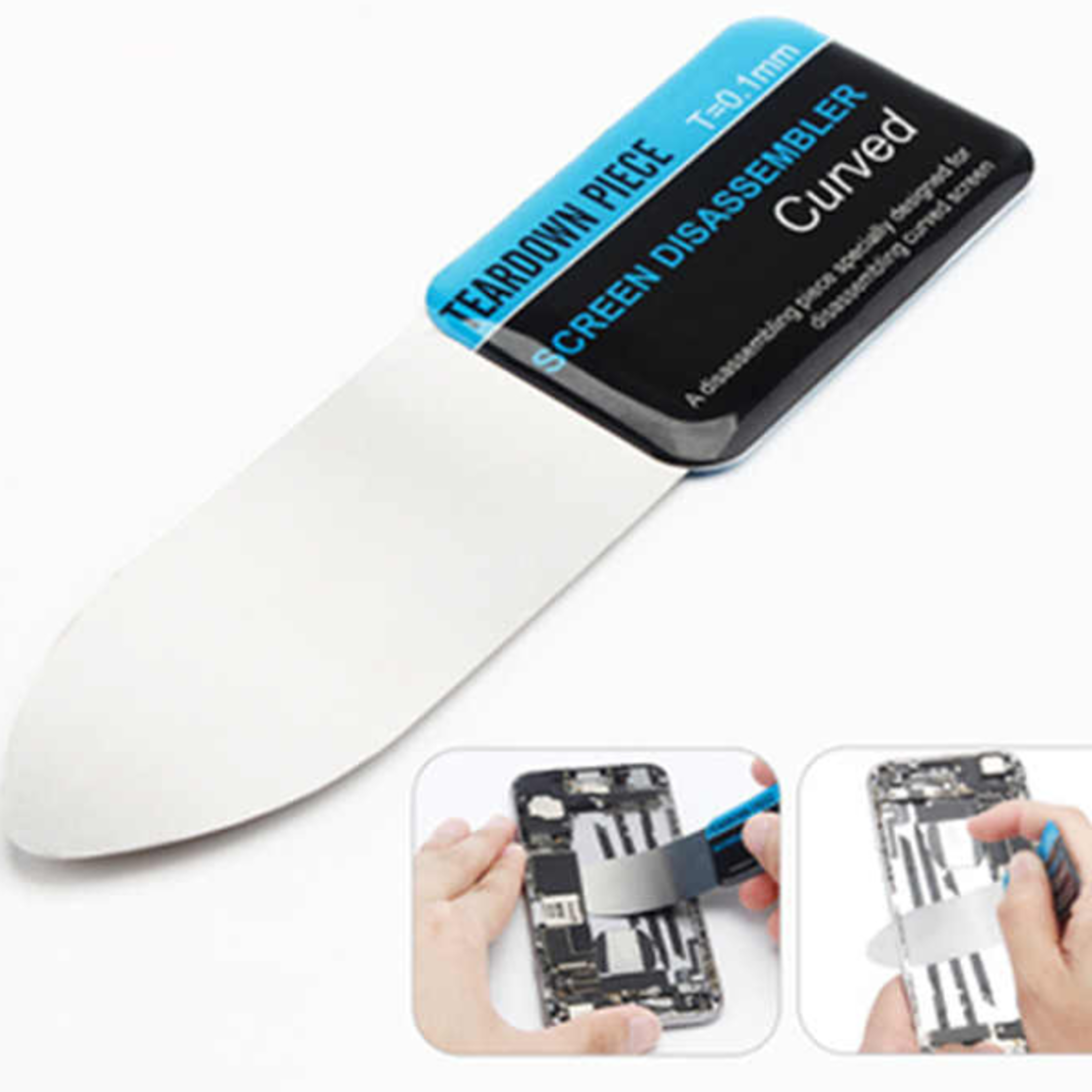 Ultra Thin Curved LCD Screen Pry Tool Set Stainless Steel Mobile Phone Repair Kit 0