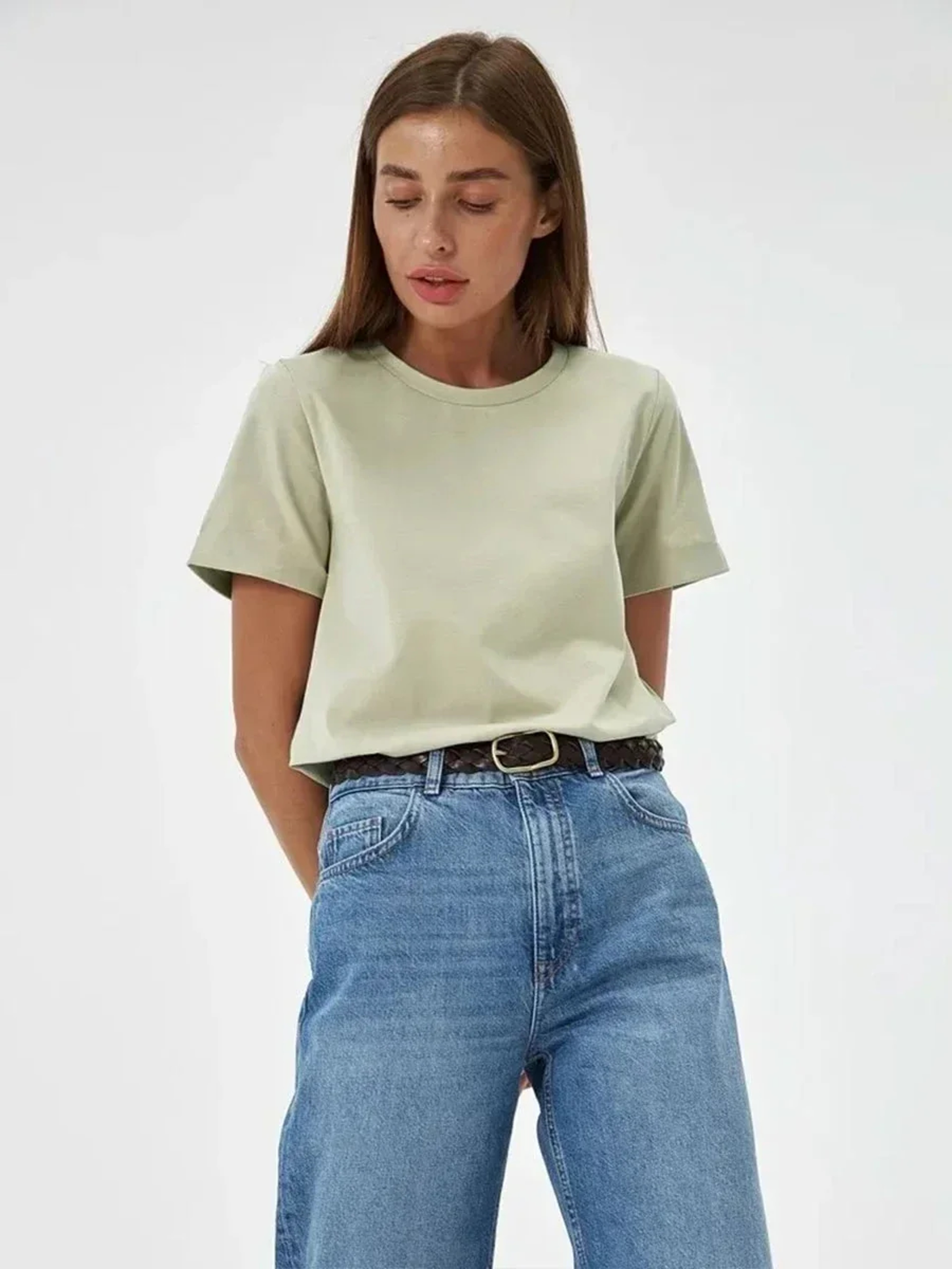 Summer Cotton Womens Casual Short Sleeve TShirt Loose Fit  Stylish Basic Top For Everyday Wear 5