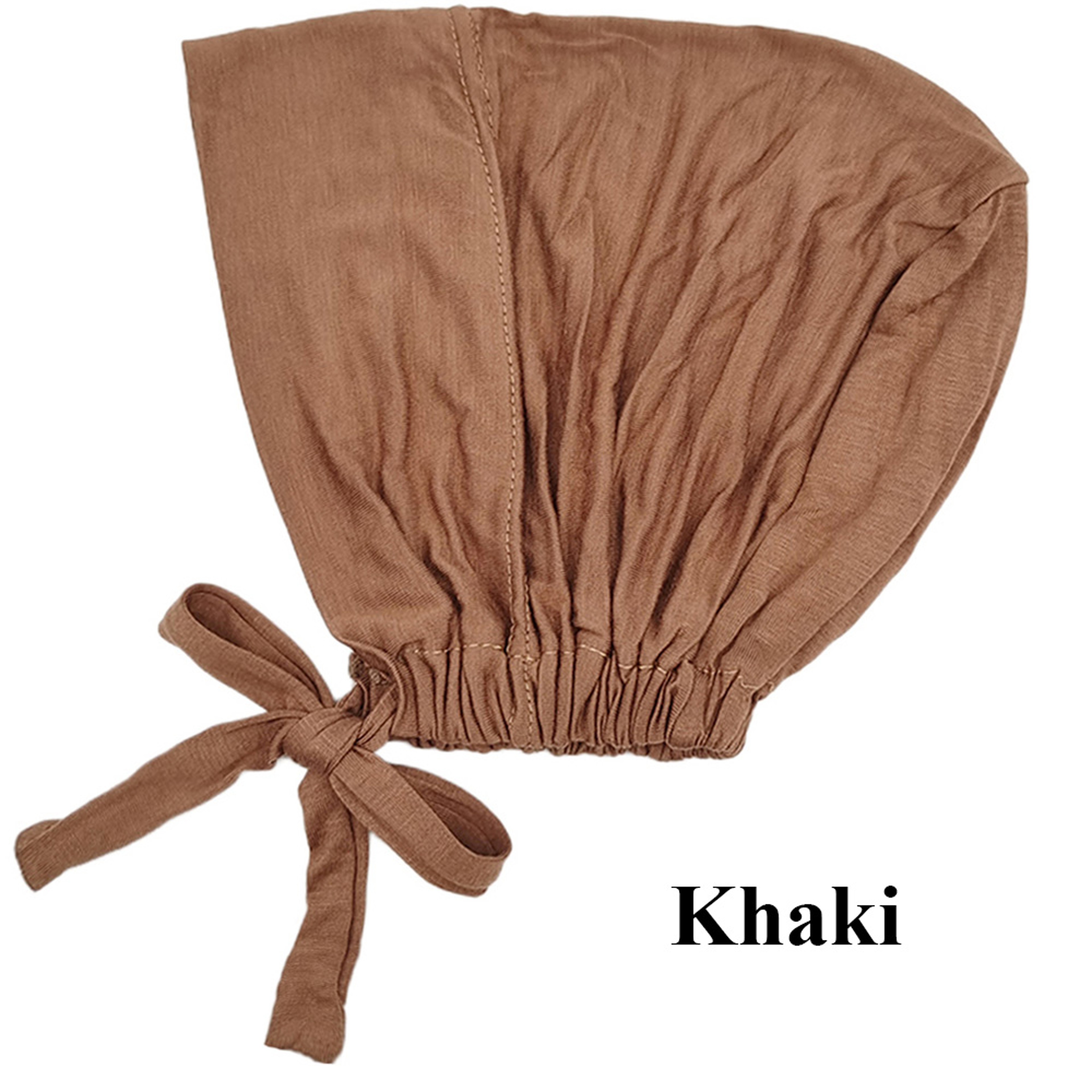 Soft Modal Muslim Turban Hat Comfortable Inner Hijab Cap For Women 15
