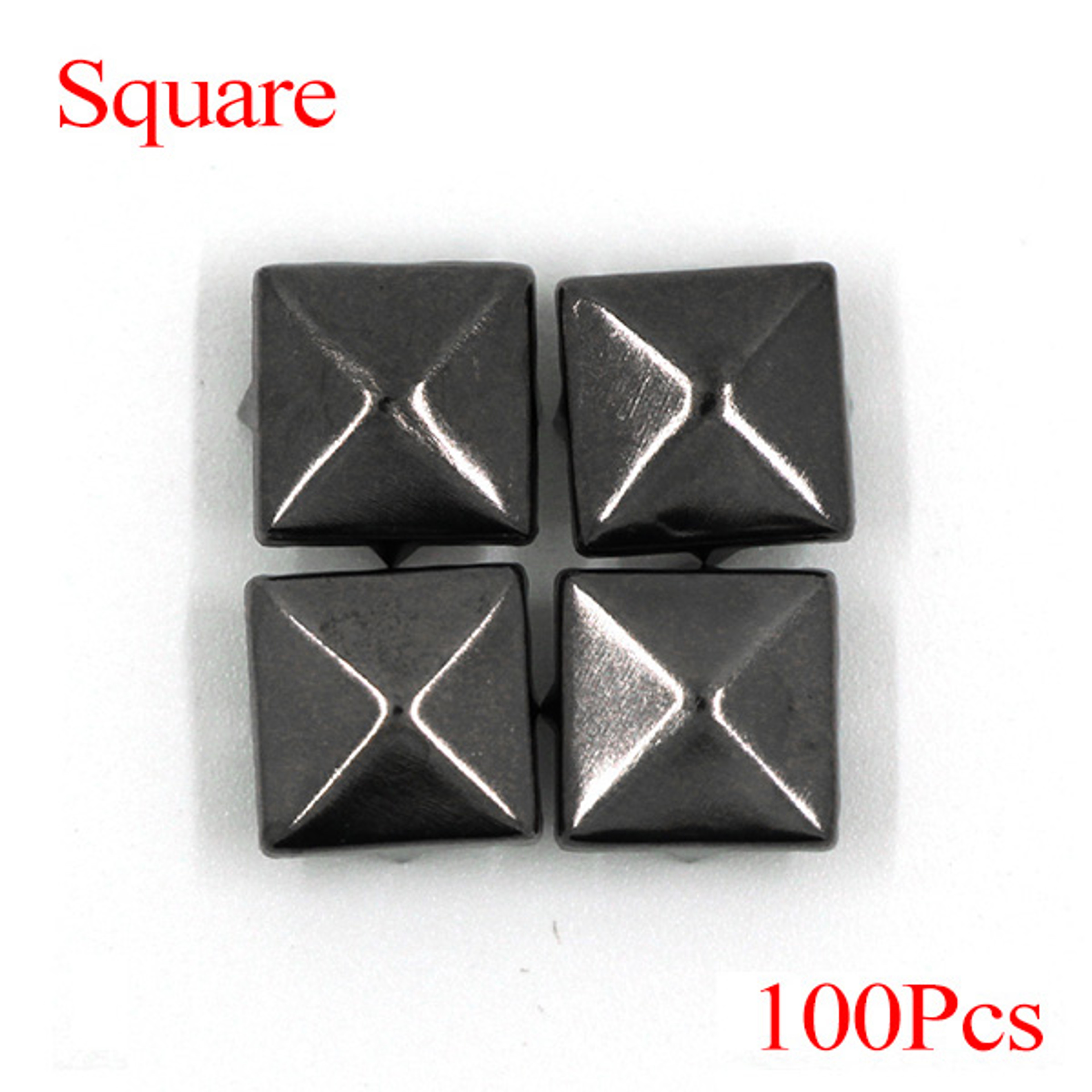 Metal Spikes Square Studs Rivets For Leather Craft Clothes Shoes  Bracelets 4
