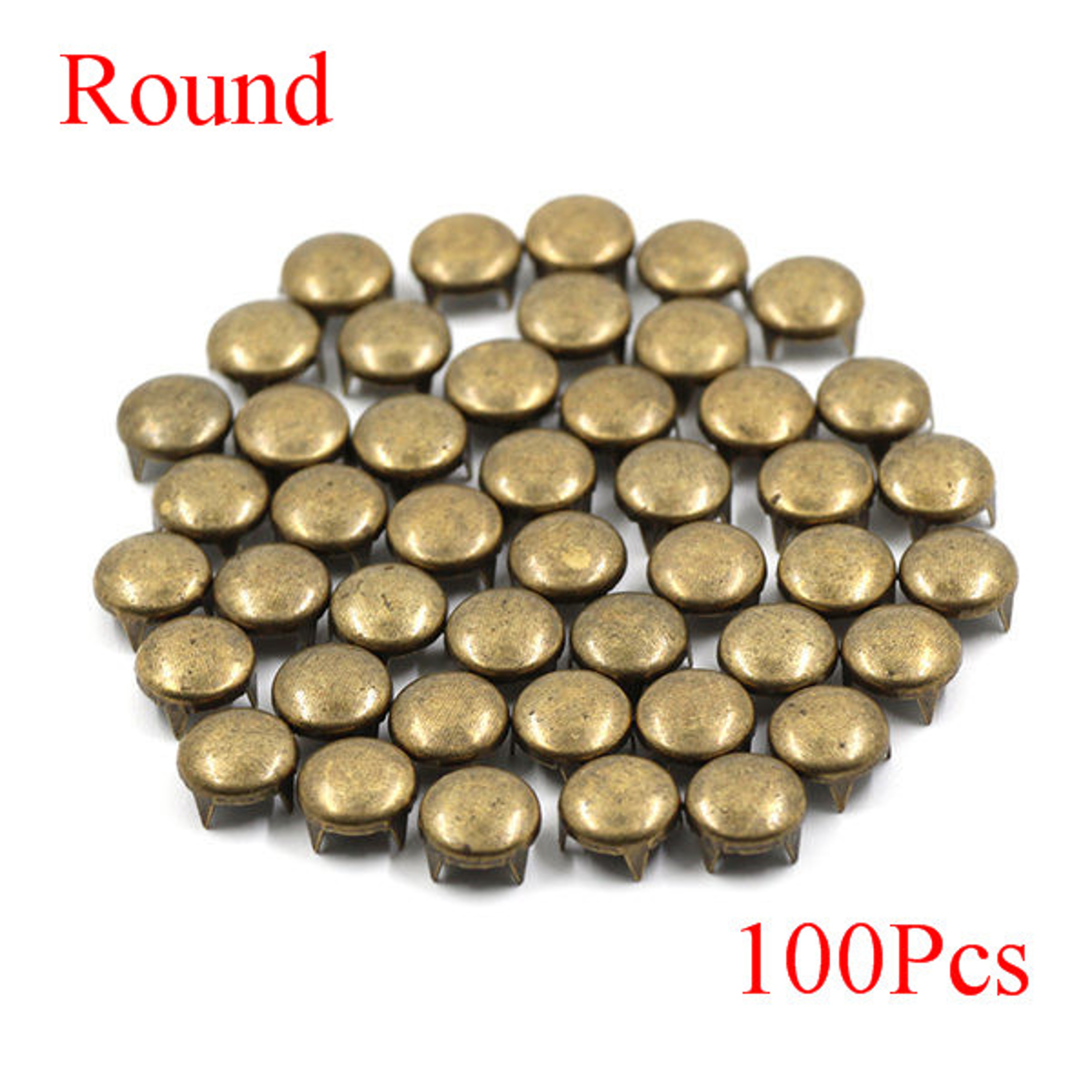 Metal Spikes Square Studs Rivets For Leather Craft Clothes Shoes  Bracelets 11