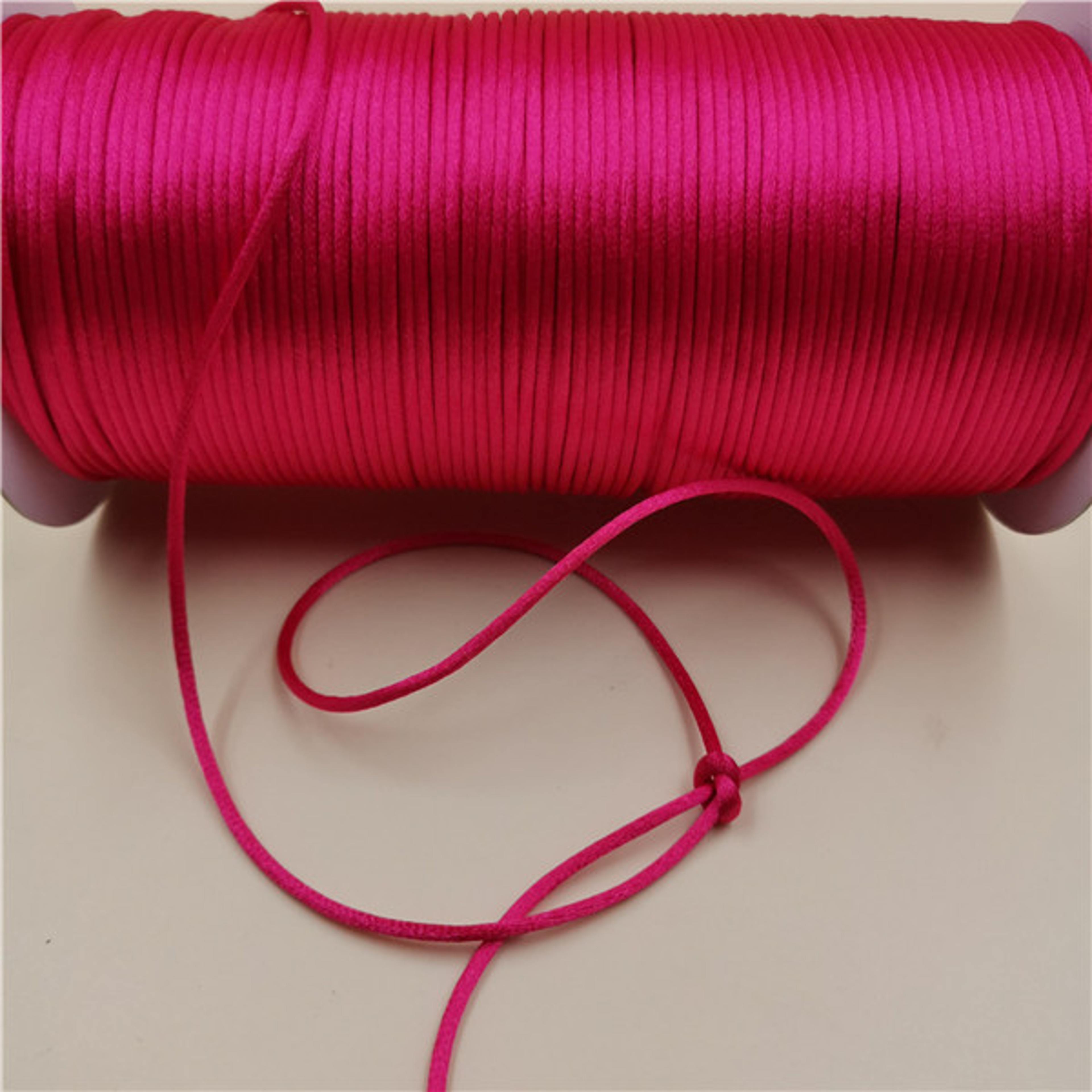 Braided Macrame Silk Cord For DIY Bracelets Chinese Knot Satin Beading Rope 15