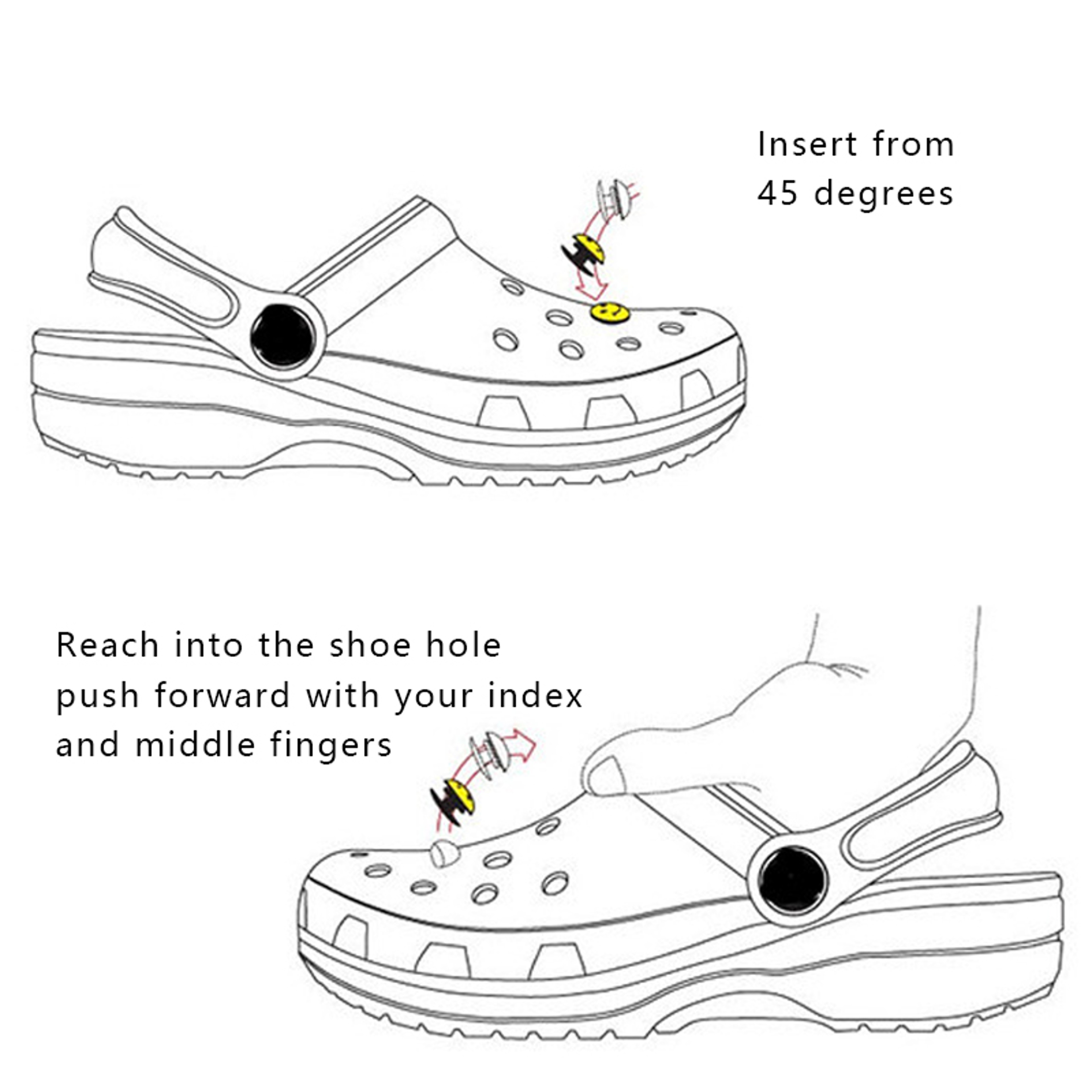 DIY Letter Shoe Charms For Clogs Personalized Sandals Charms For Men Women Boys And Girls 2