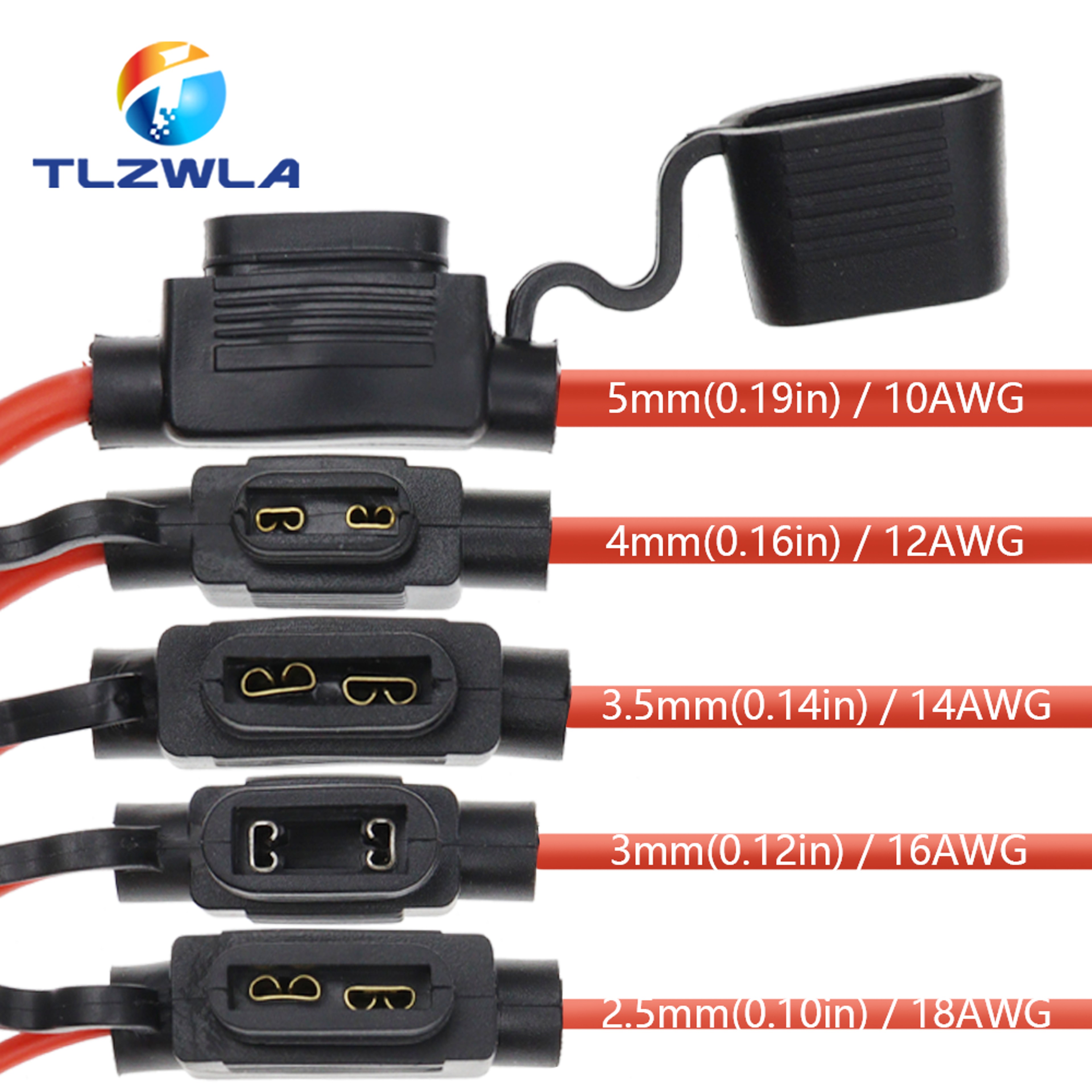 Waterproof Mini Auto Fuse Holder with Car Blade Fuses – view 5