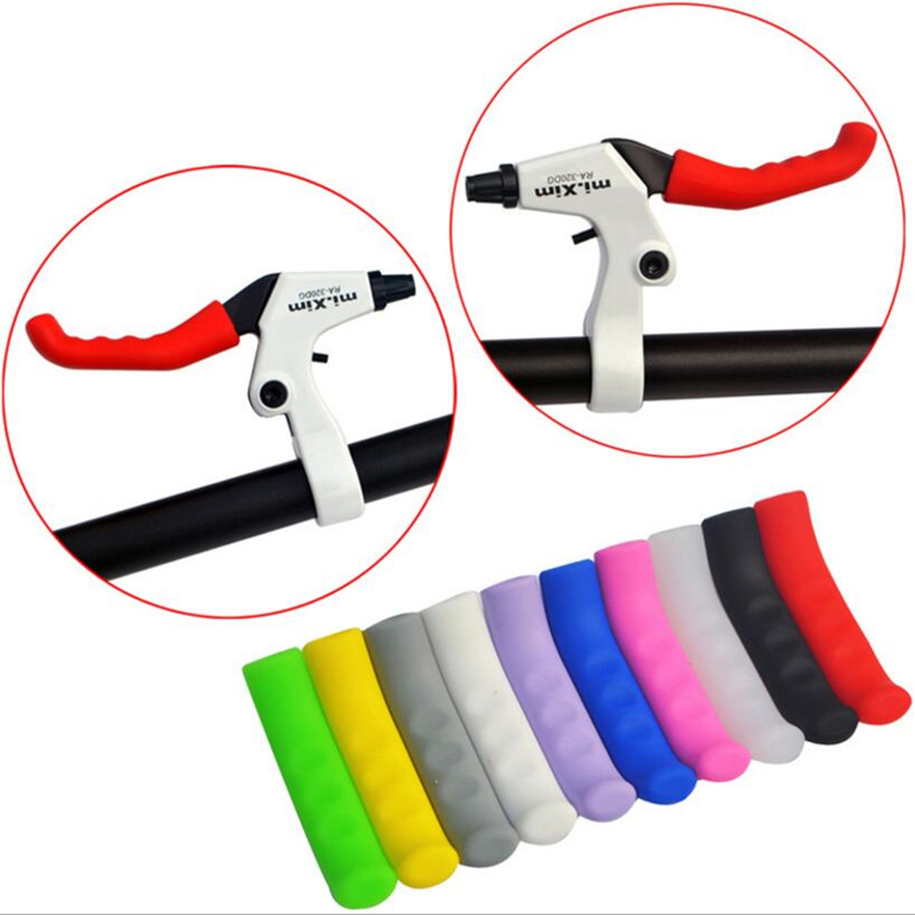 AntiSkid Silicone Bike Brake Lever Covers For MTB  Cycling 0