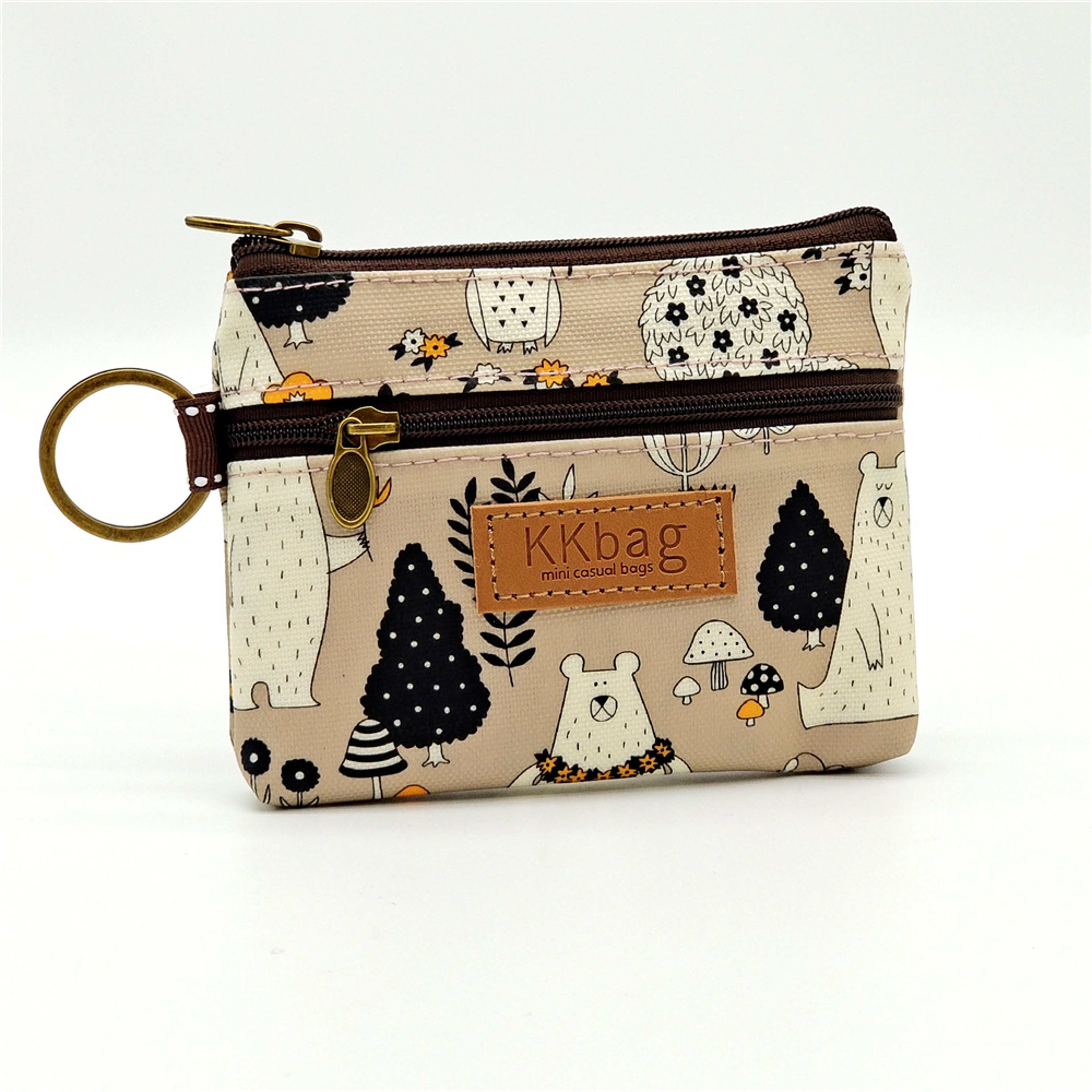 Cute Animal Coin Purse Mini Zipper Wallet Cartoon Kawaii Coin Pouch For Women And Students 8