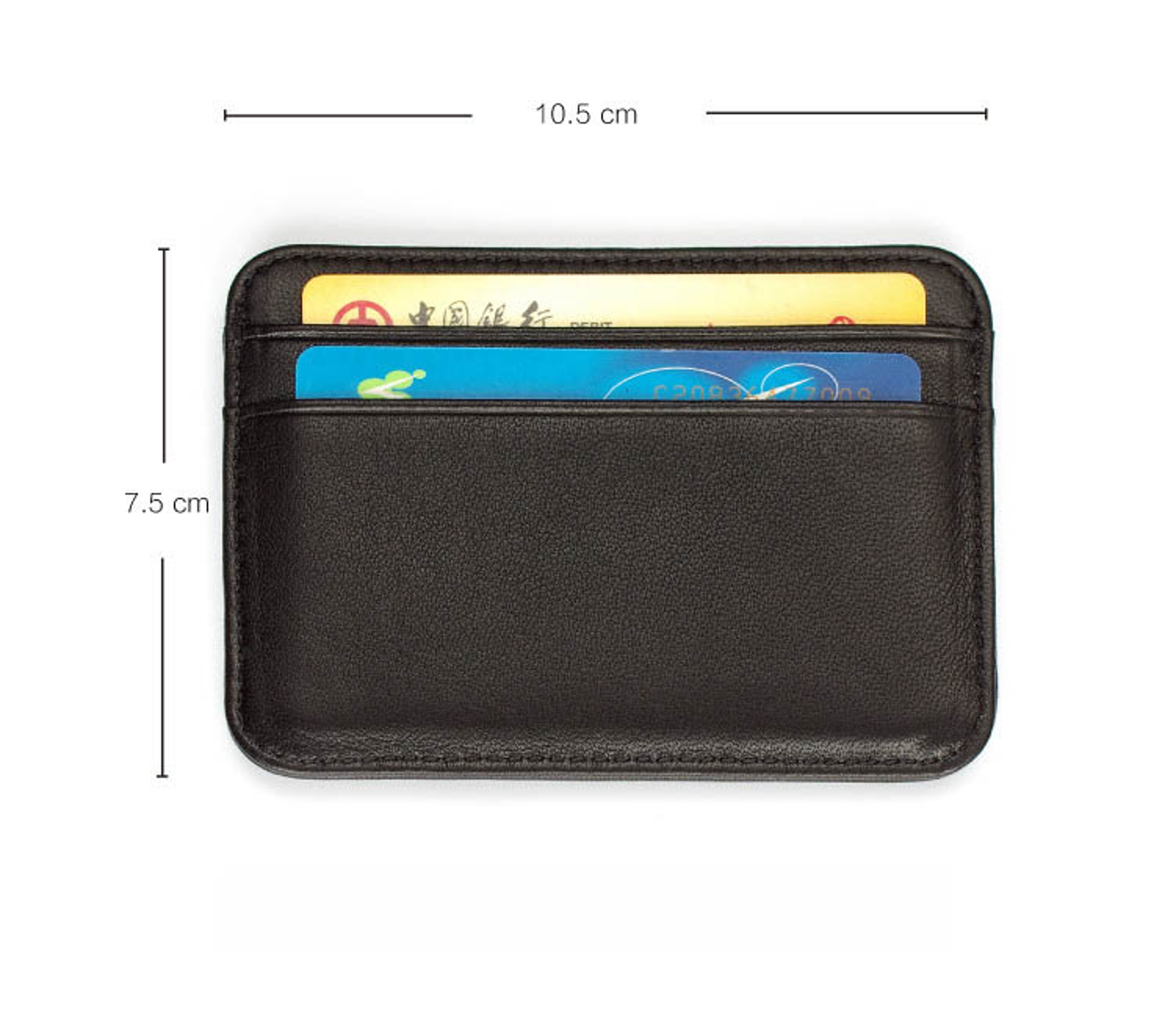 Slim Genuine Sheepskin Wallet for Men Minimalist Thin Card Holder Leather Wallet – view 6