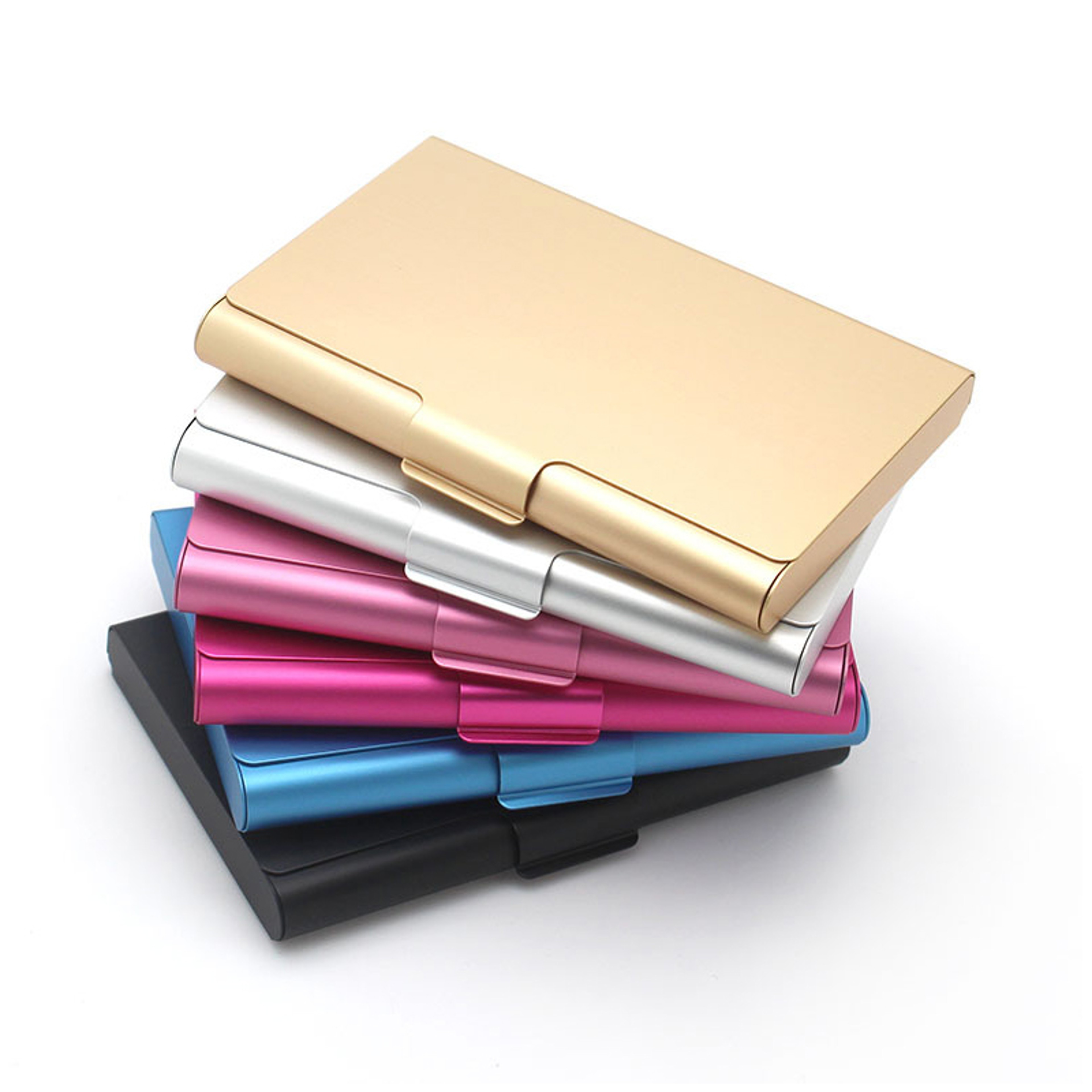 Slim Aluminum Business Card Holder Wallet For Credit Cards And Professional Card Storage 3