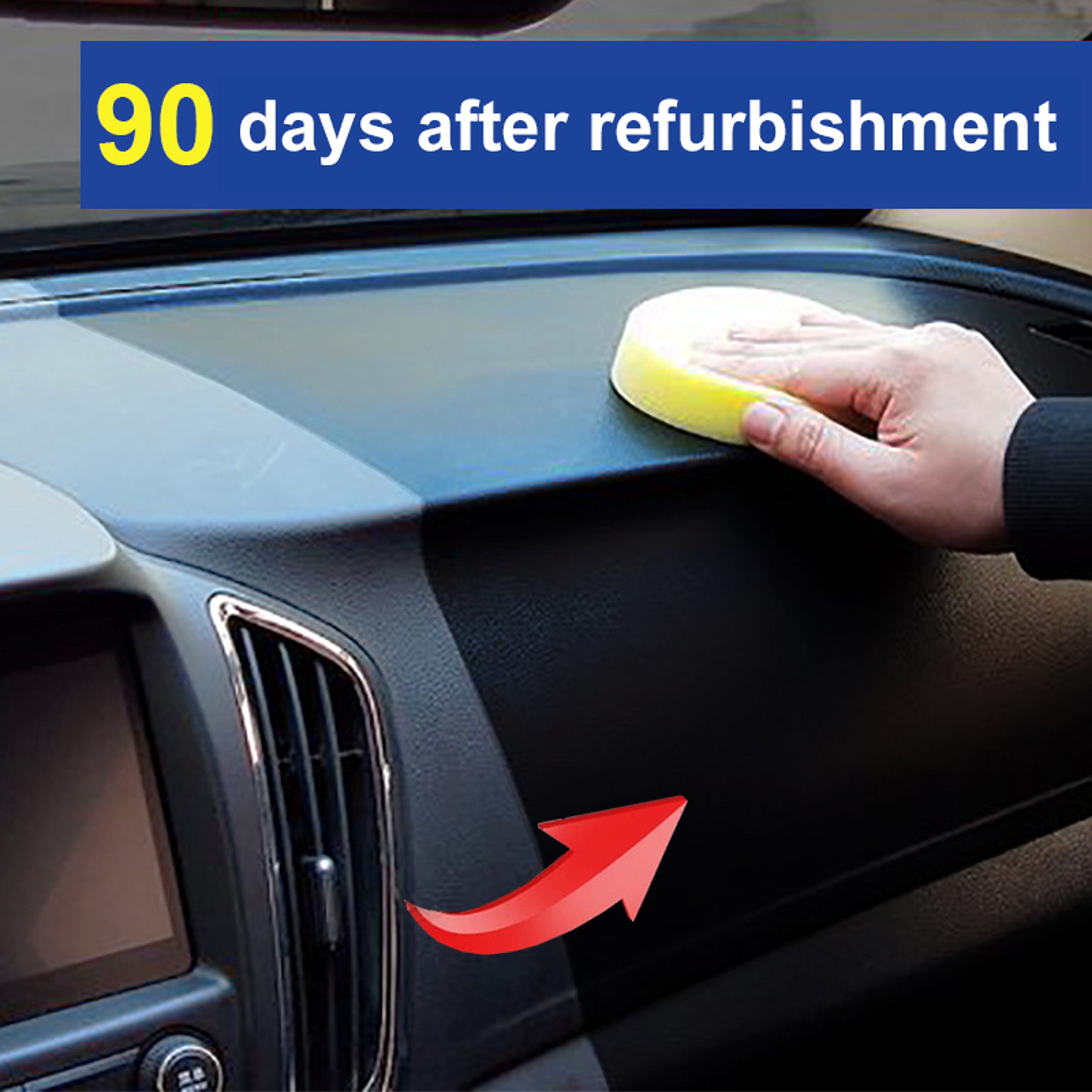 Car Plastic Restorer  Leather Repair Auto Polish Back To Black Gloss Coating For Plastic  Leather S 3