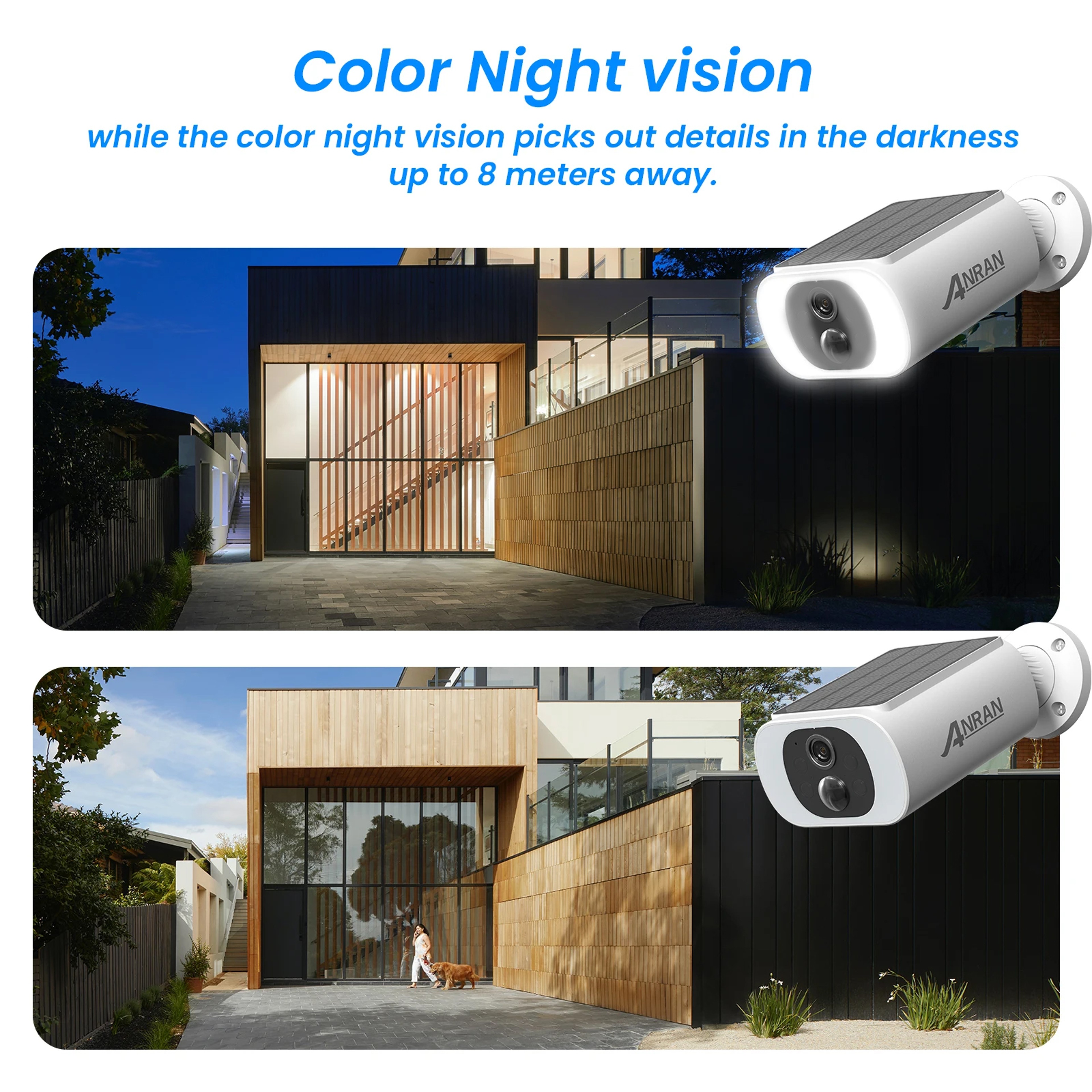 Wireless Solar Outdoor Security Camera With Night Vision  Humanoid Detection 2